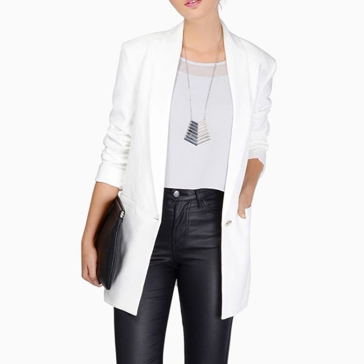 One Buckle Long-sleeved Suit