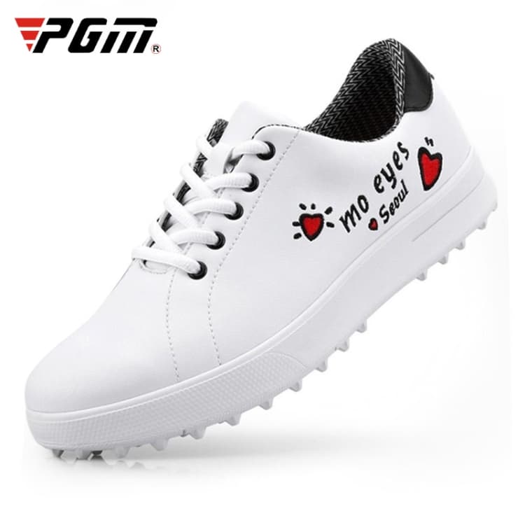 Scarpe da golf PGM traspiranti morbide con stampa selvaggia per donna (39)