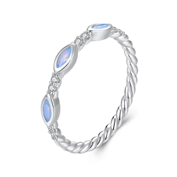 S925 Sterling Silver Platinum-Plated Zircon Nano Opal Ring(7)