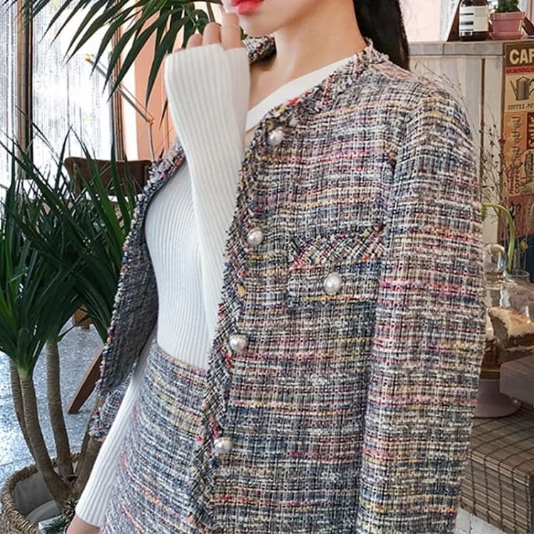 Slim-fit Small Scented Coat - Miniatura 5