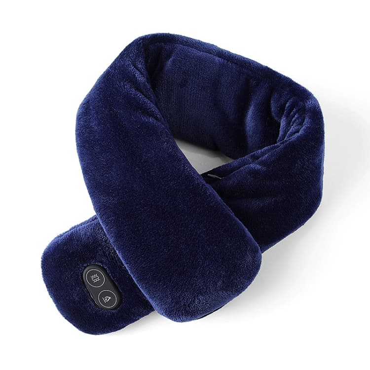 USB Charging Heating Massage Scarf Warmth Neck(Royal Blue)