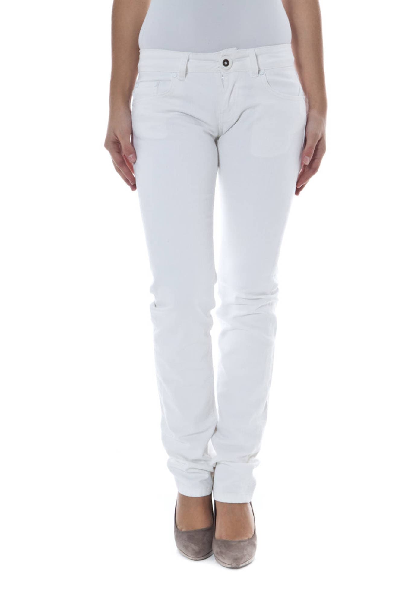 PHARD PANTALONE DONNA BIANCO