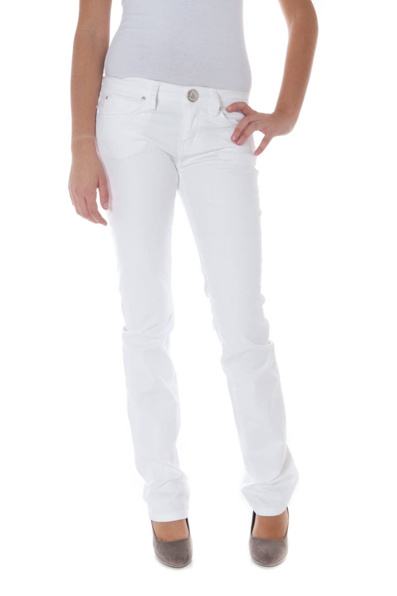 PHARD PANTALONE DONNA BIANCO