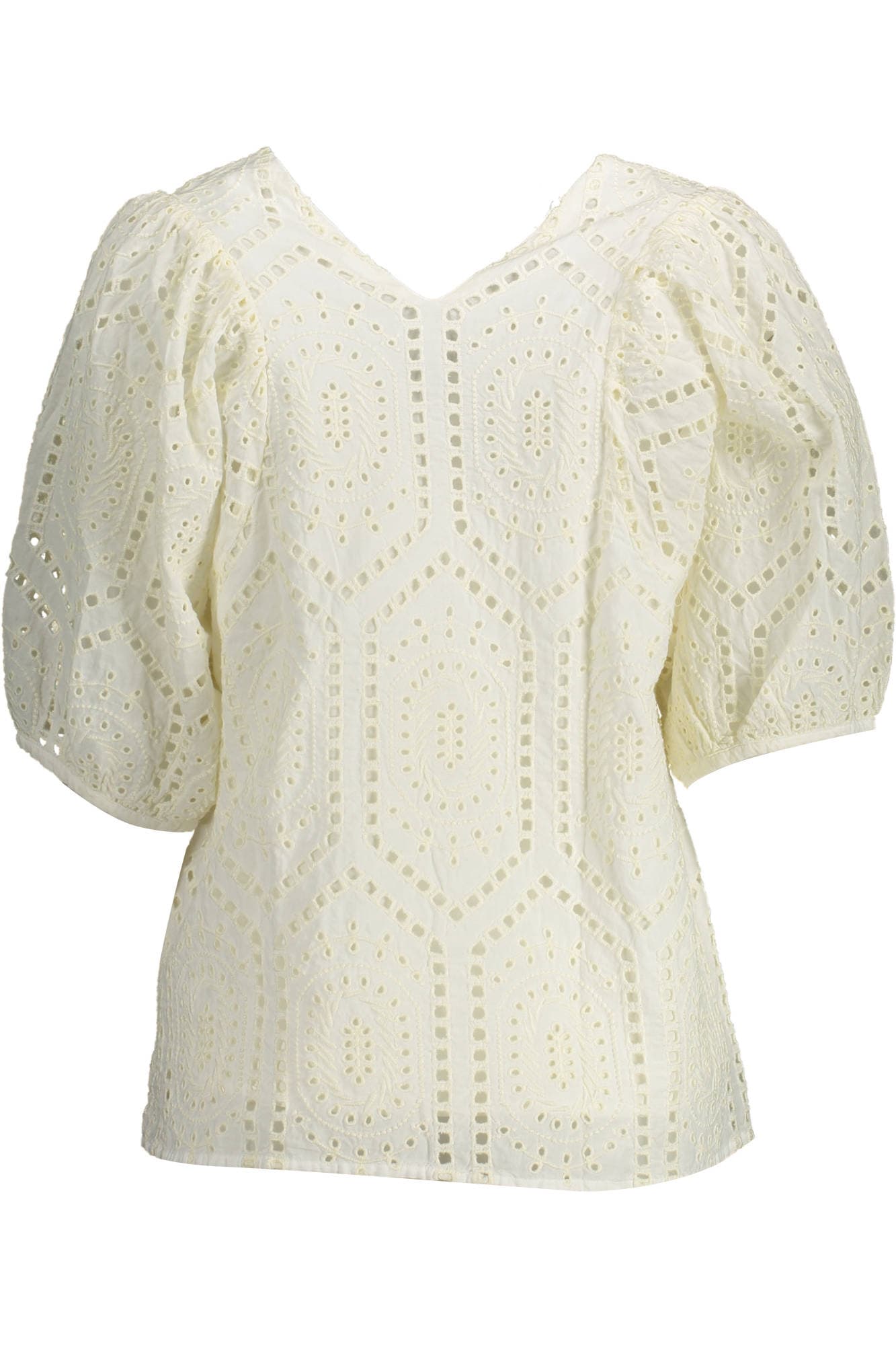 GANT T-SHIRT MANICHE CORTE DONNA BIANCO - Miniatura 2