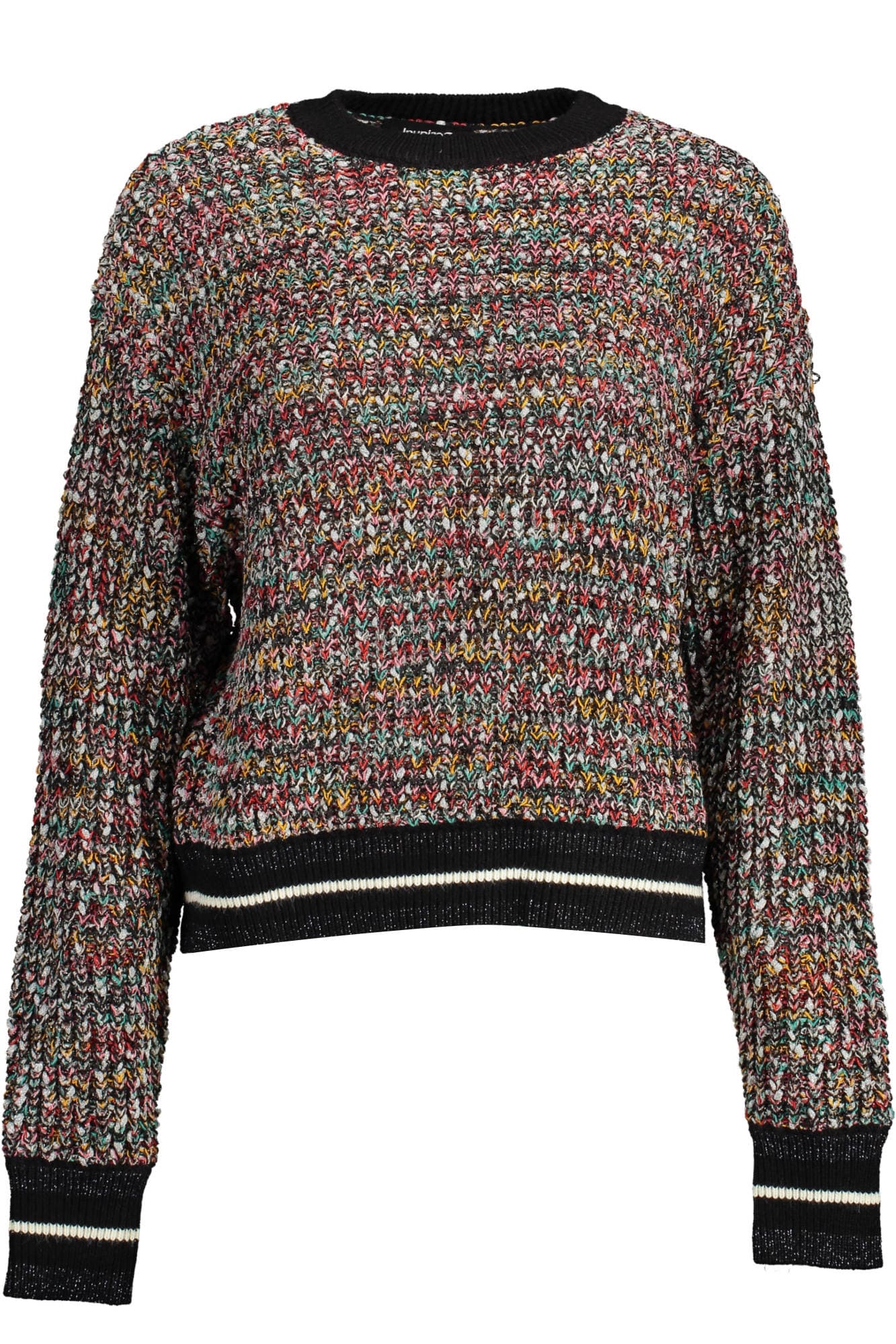 DESIGUAL MAGLIA DONNA NERO