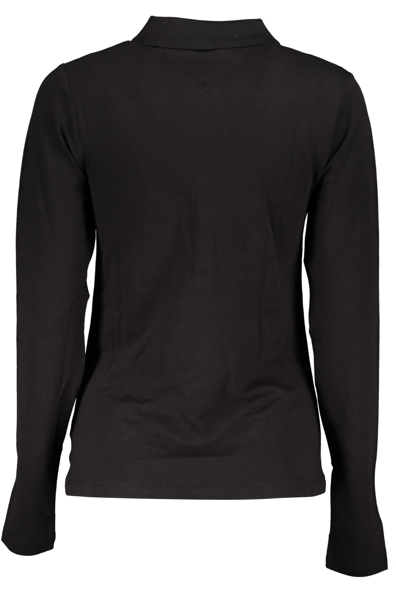 TOMMY HILFIGER POLO MANICHE LUNGHE DONNA NERO - Miniatura 2