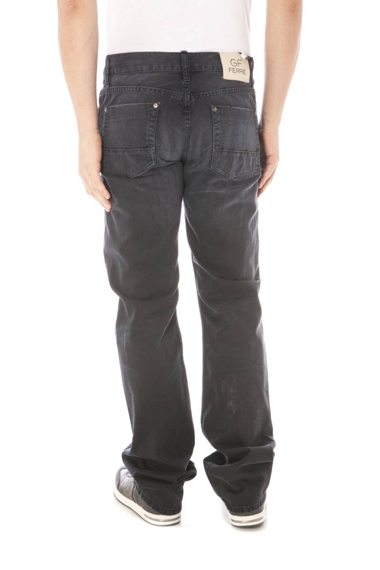 GIANFRANCO FERRÈ PANTALONE UOMO NERO - Miniatura 2