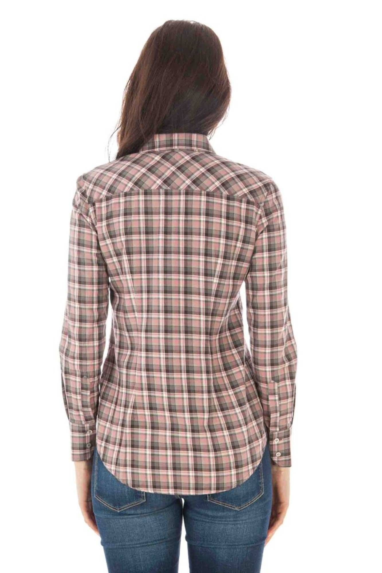 FRED PERRY CAMICIA MANICHE LUNGHE DONNA ROSA - Miniatura 2