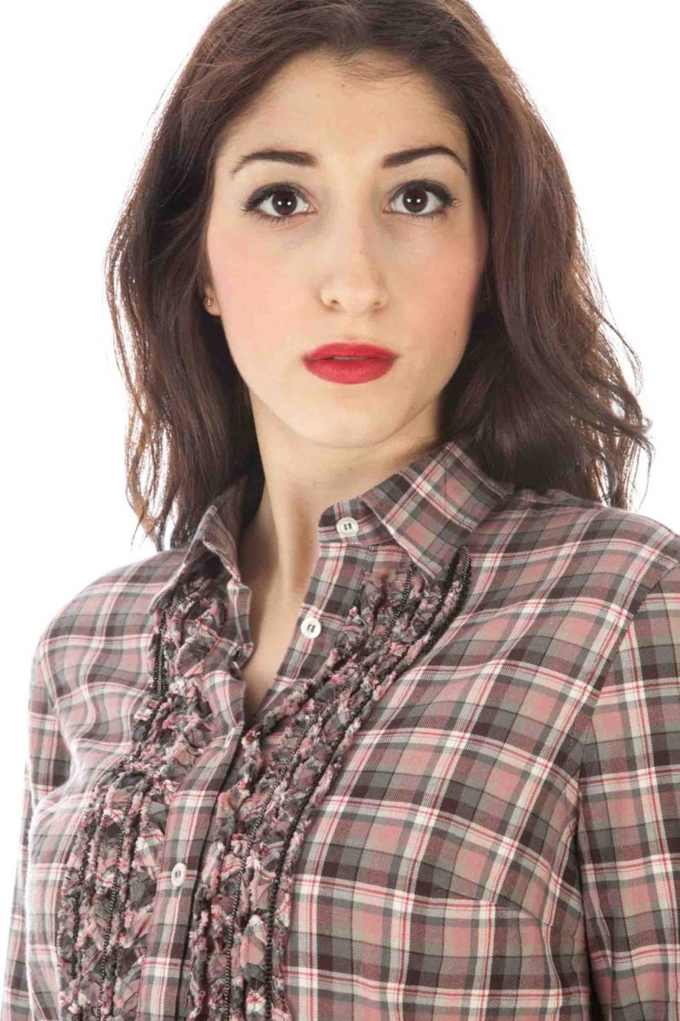 FRED PERRY CAMICIA MANICHE LUNGHE DONNA ROSA - Miniatura 3
