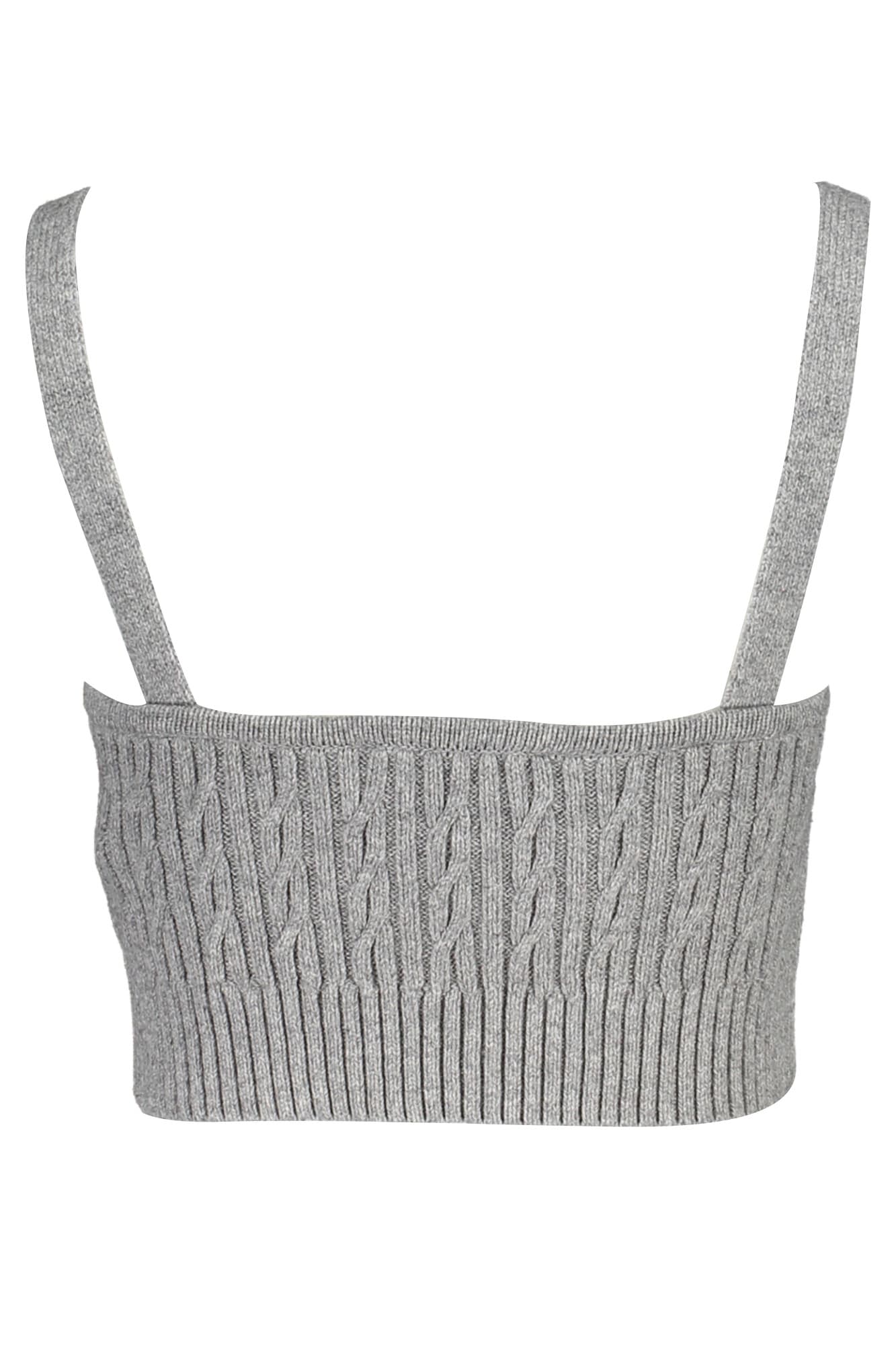 TOMMY HILFIGER TOP DONNA GRIGIO - Miniatura 2