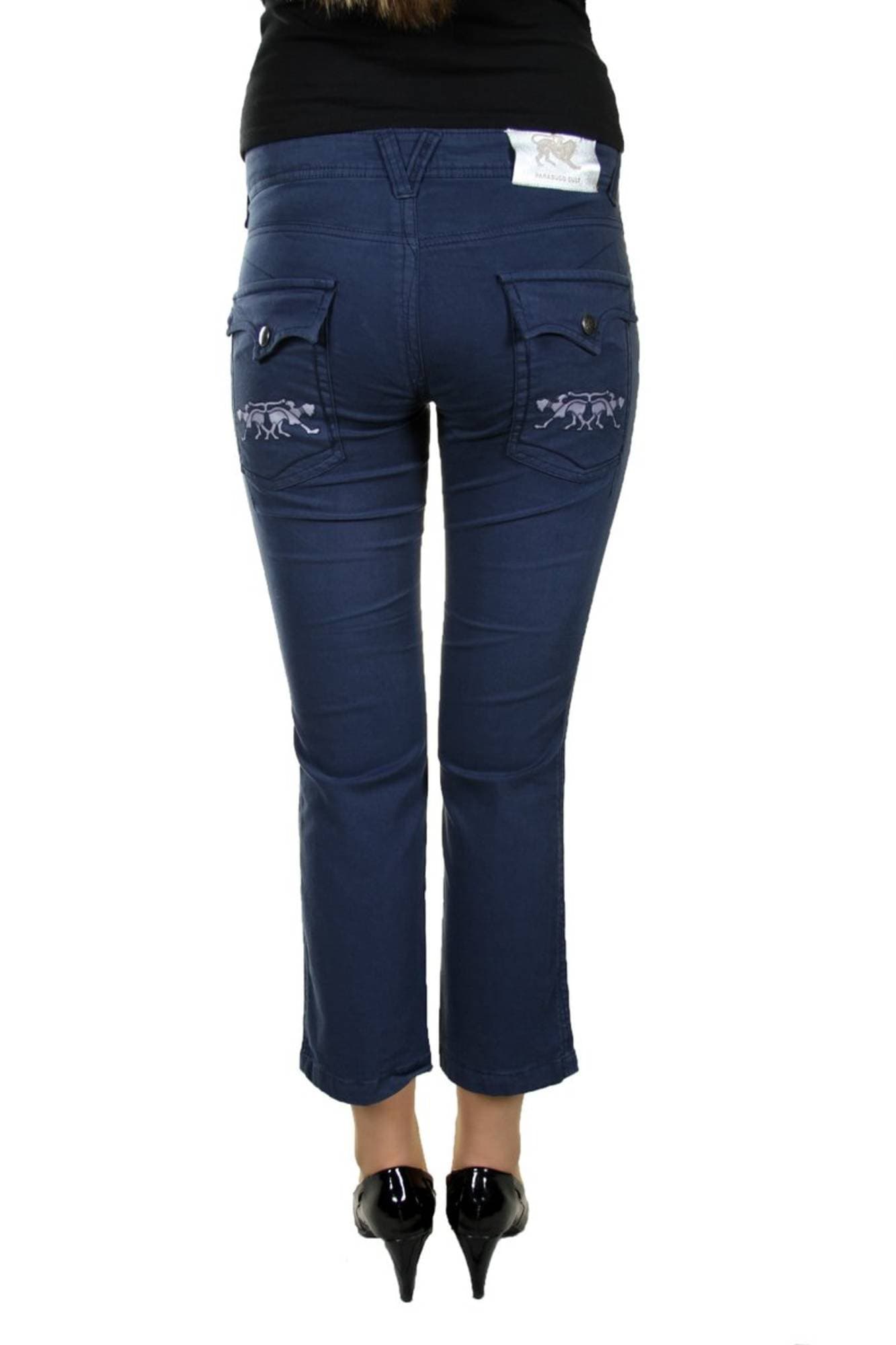 PARASUCO PANTALONE PINOCCHIETTO DONNA BLU - Miniatura 2