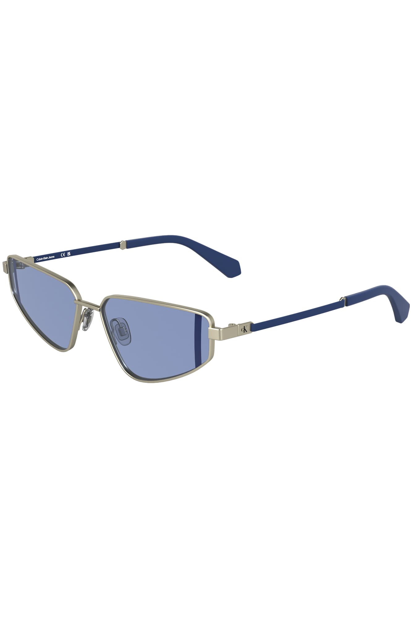 CALVIN KLEIN OCCHIALE DA SOLE DONNA ARGENTO - Miniatura 2