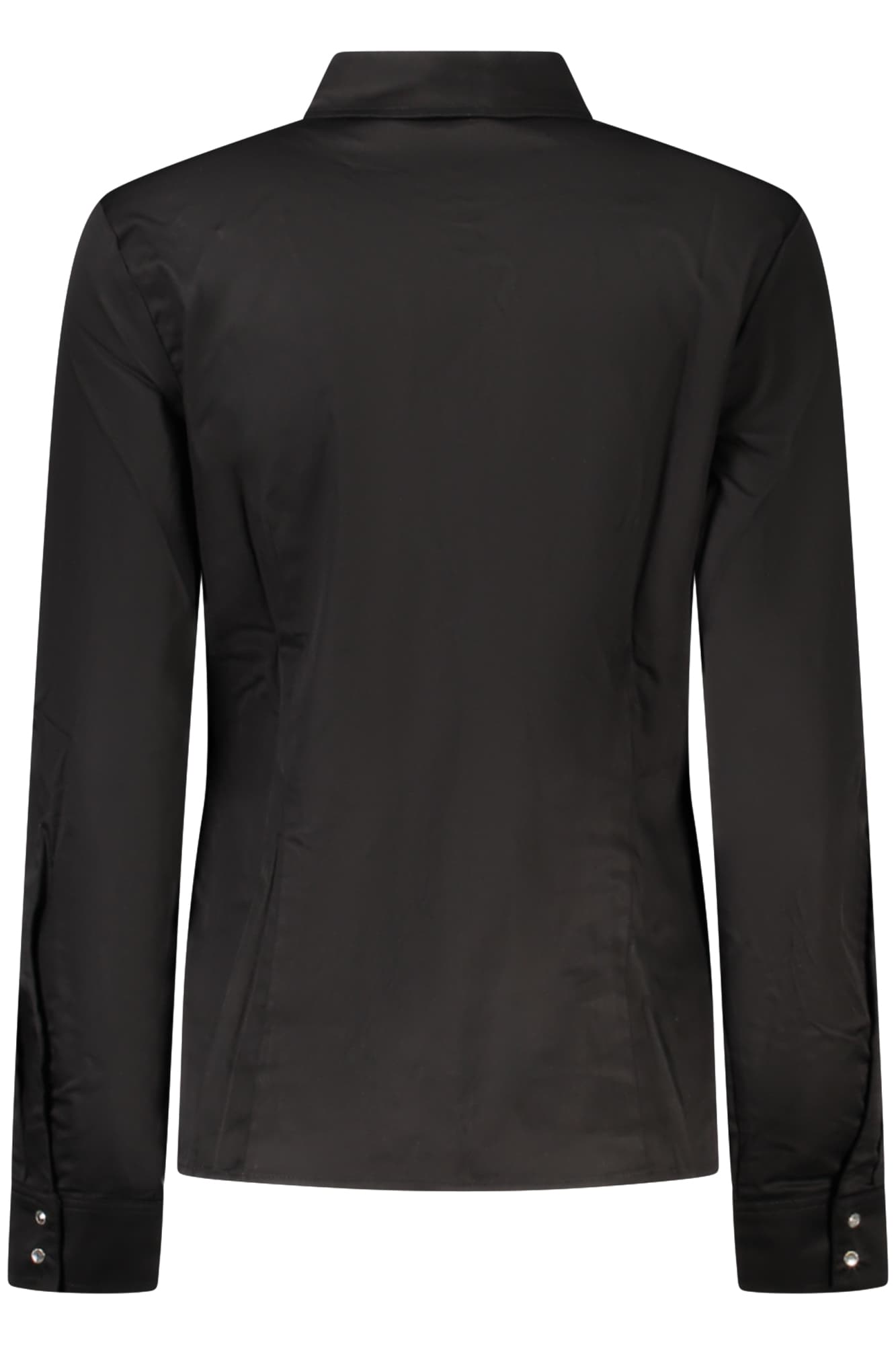 GUESS JEANS CAMICIA MANICHE LUNGHE DONNA NERO - Miniatura 2