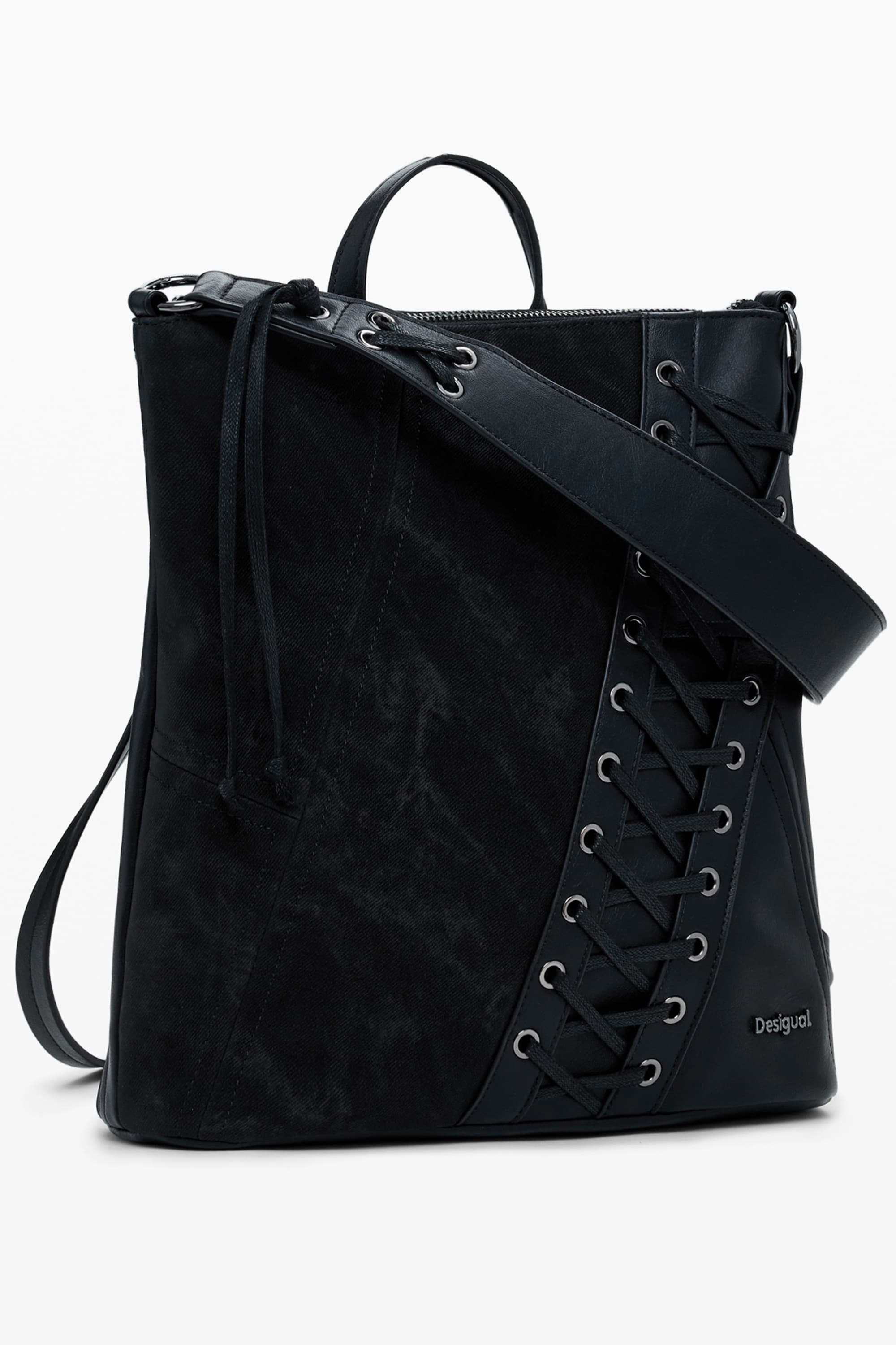 DESIGUAL ZAINO DONNA NERO - Miniatura 2