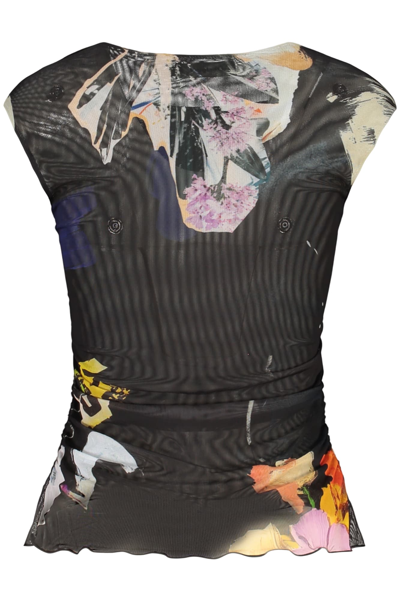DESIGUAL CANOTTA DONNA NERO - Miniatura 3