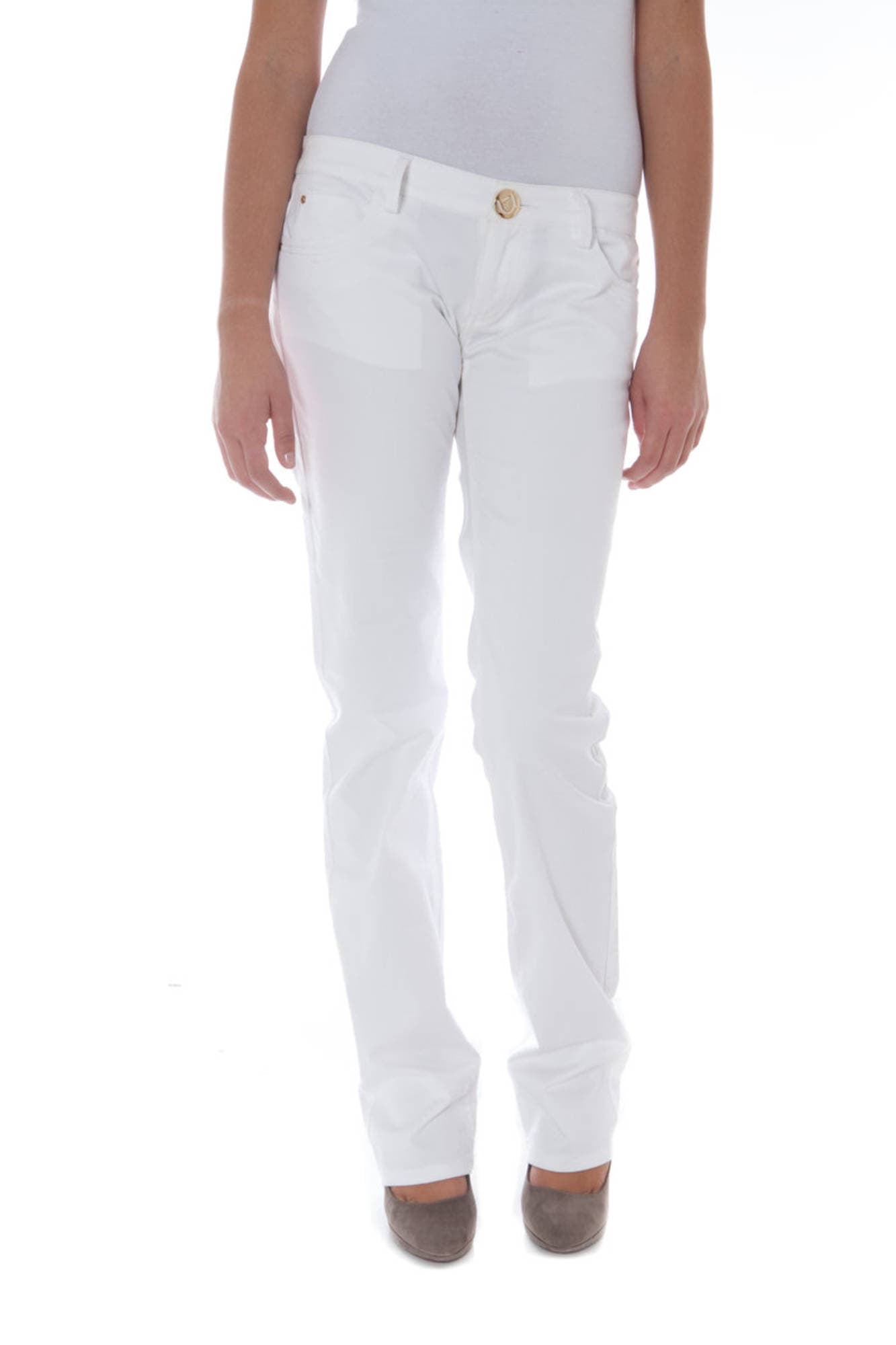 PHARD PANTALONE DONNA BIANCO