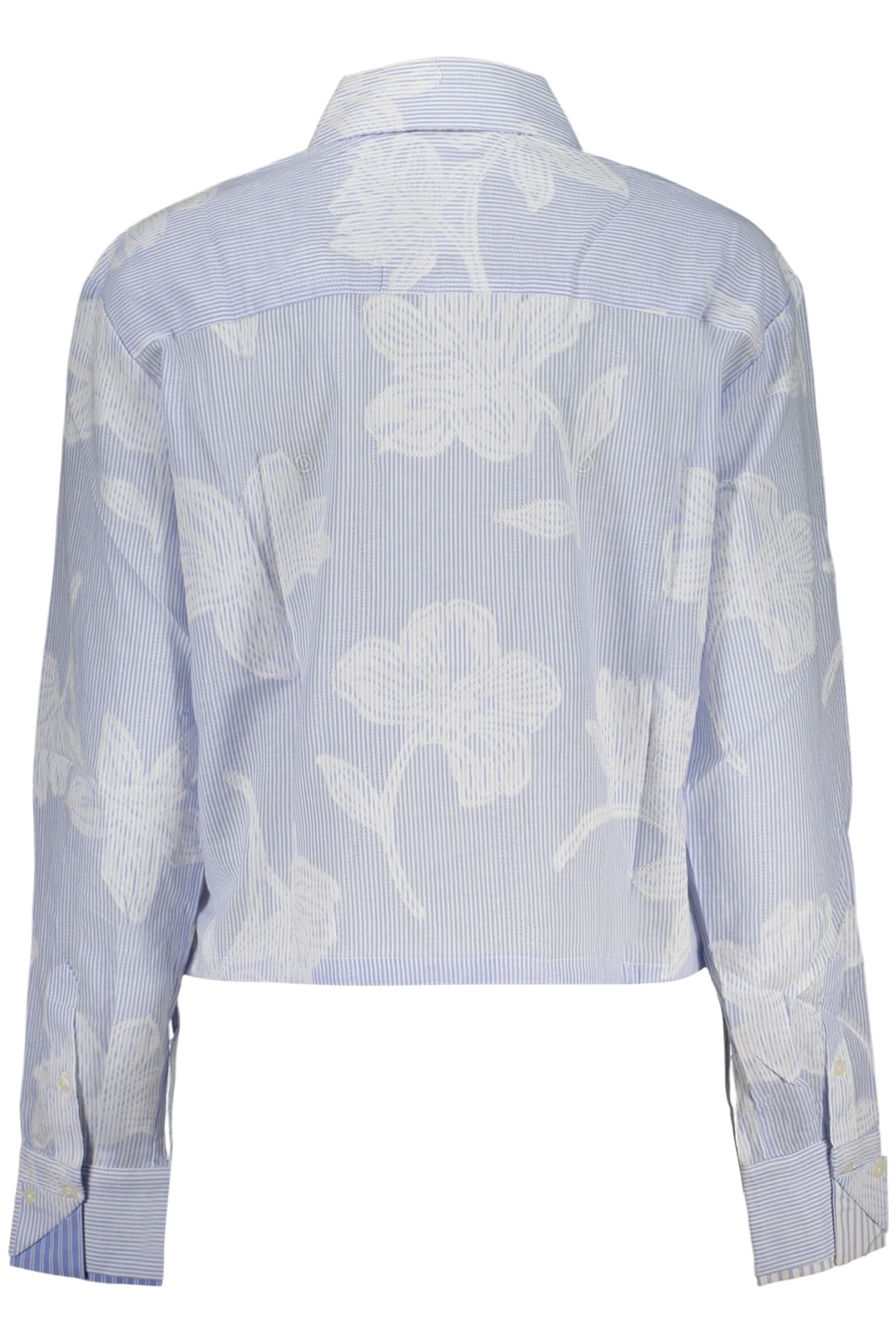 DESIGUAL CAMICIA MANICHE LUNGHE DONNA AZZURRO - Miniatura 2