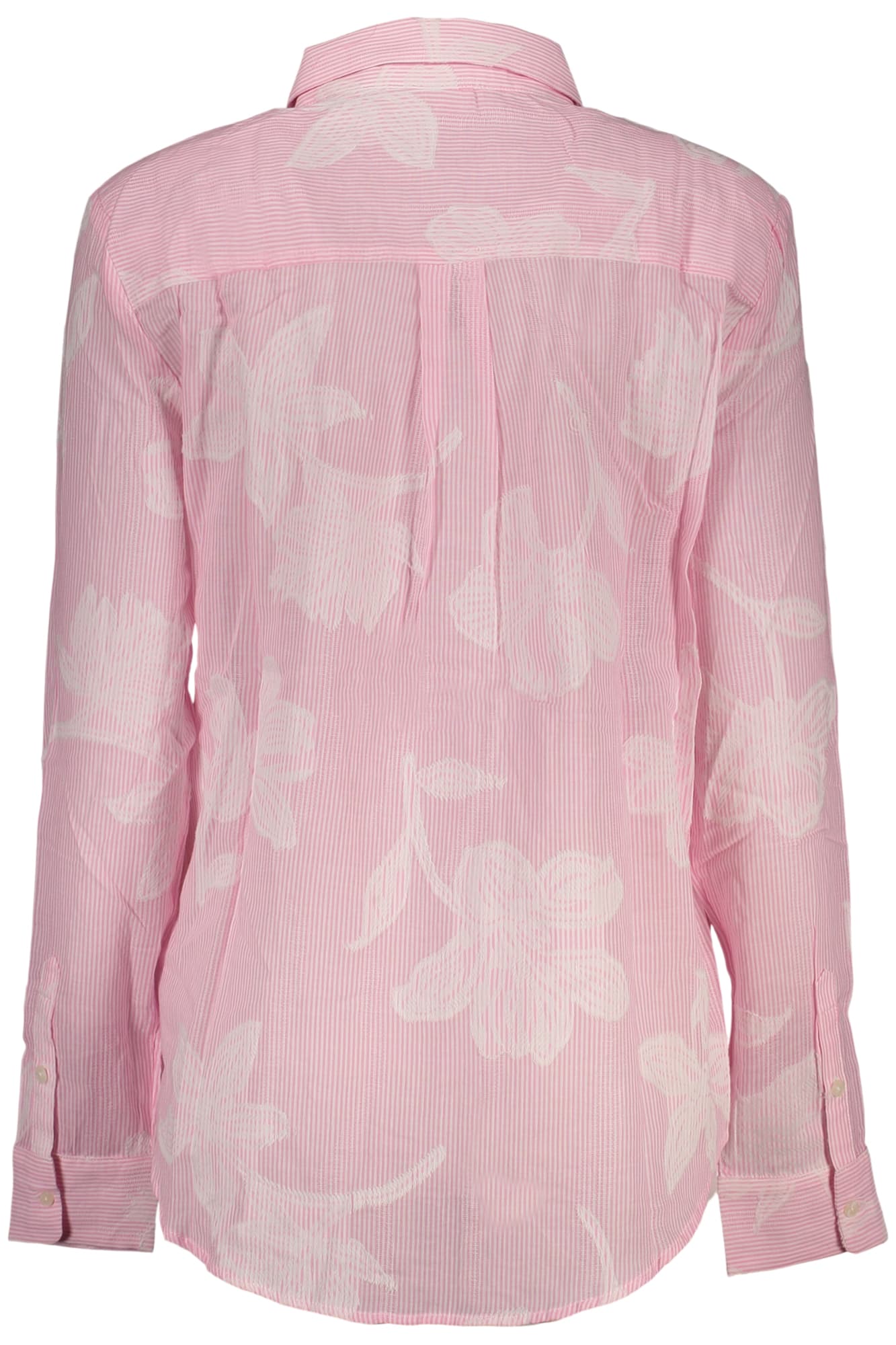 DESIGUAL CAMICIA MANICHE LUNGHE DONNA ROSA - Miniatura 2