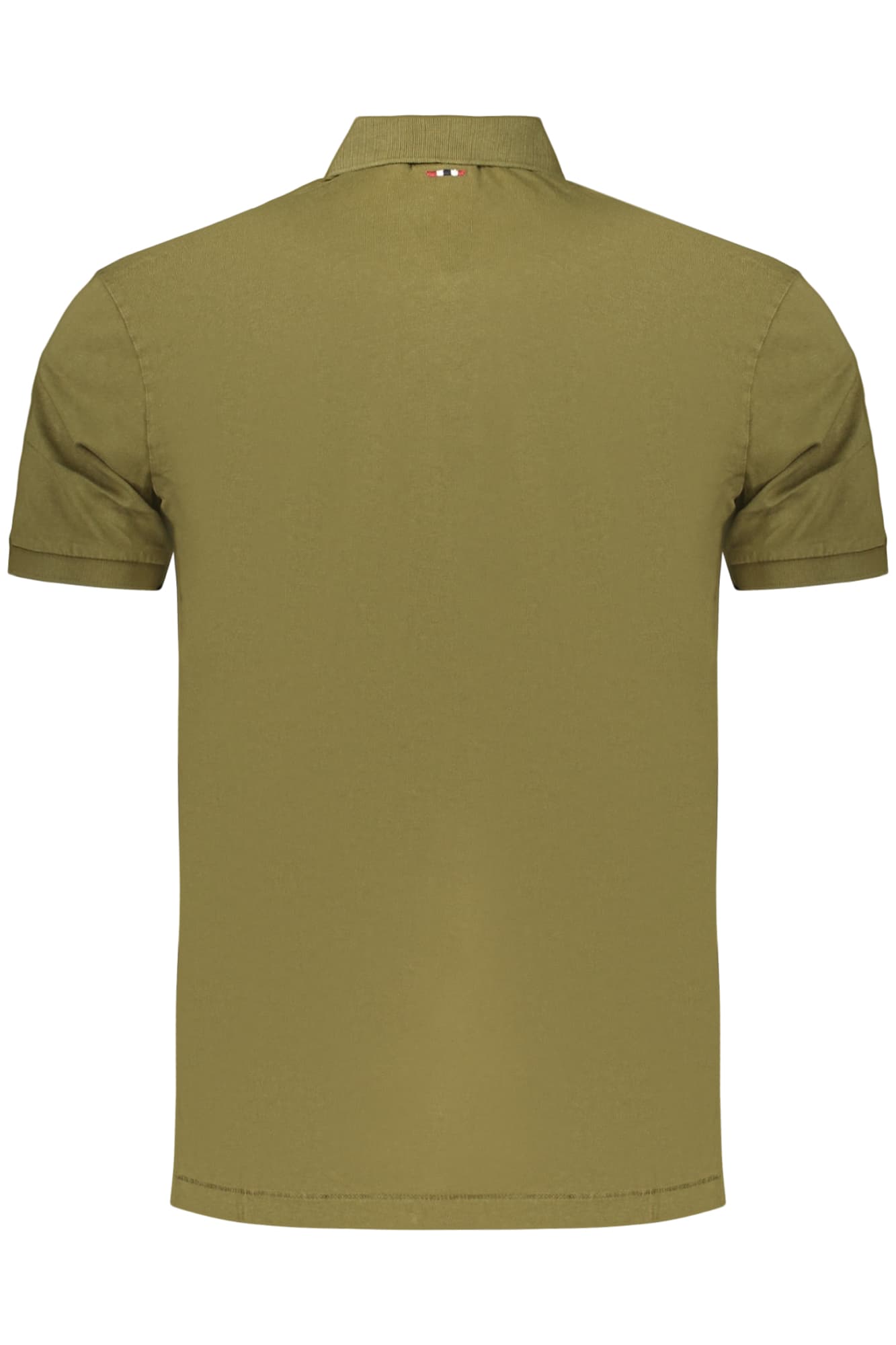 NAPAPIJRI POLO MANICHE CORTE UOMO VERDE - Miniatura 2