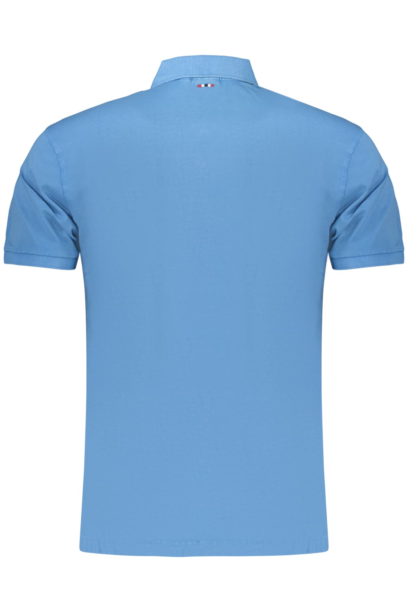NAPAPIJRI POLO MANICHE CORTE UOMO AZZURRO - Miniatura 2