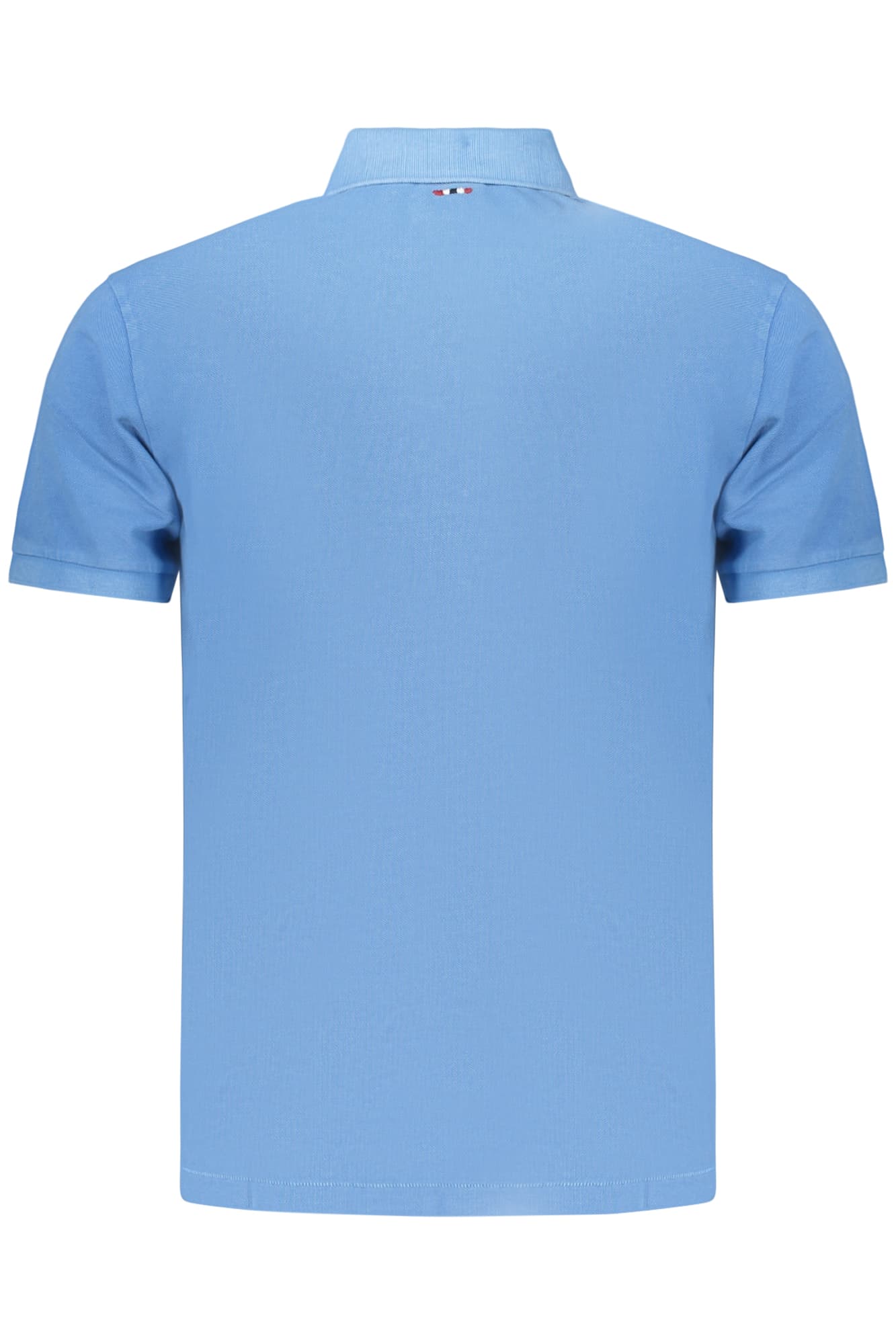NAPAPIJRI POLO MANICHE CORTE UOMO AZZURRO - Miniatura 2