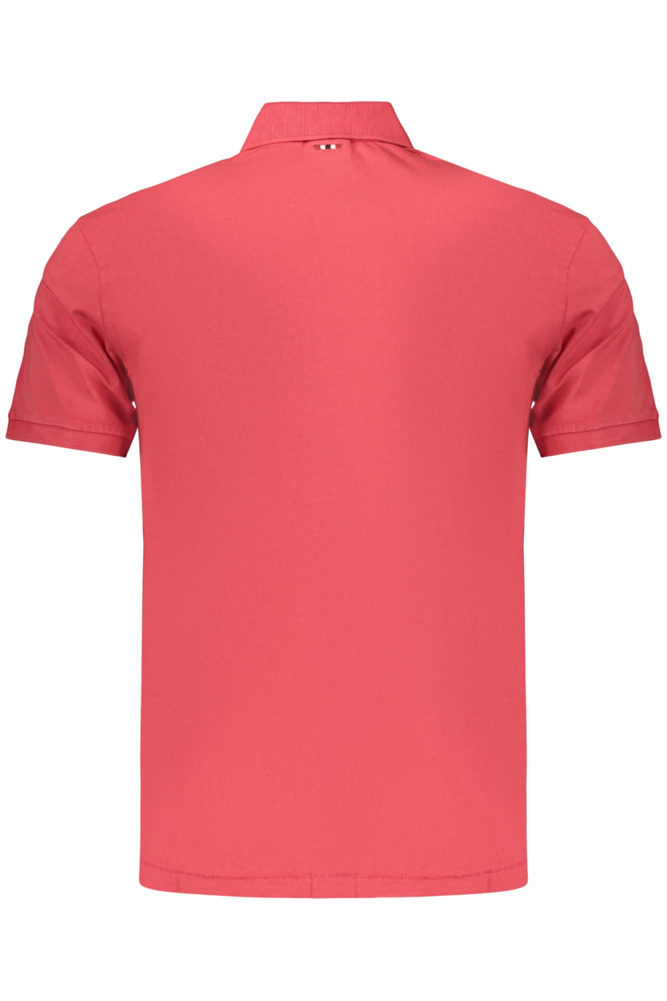 NAPAPIJRI POLO MANICHE CORTE UOMO ROSSO - Miniatura 2