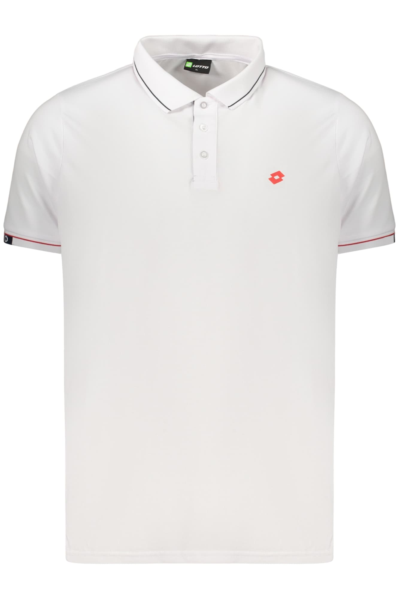 LOTTO POLO MANICHE CORTE UOMO BIANCO
