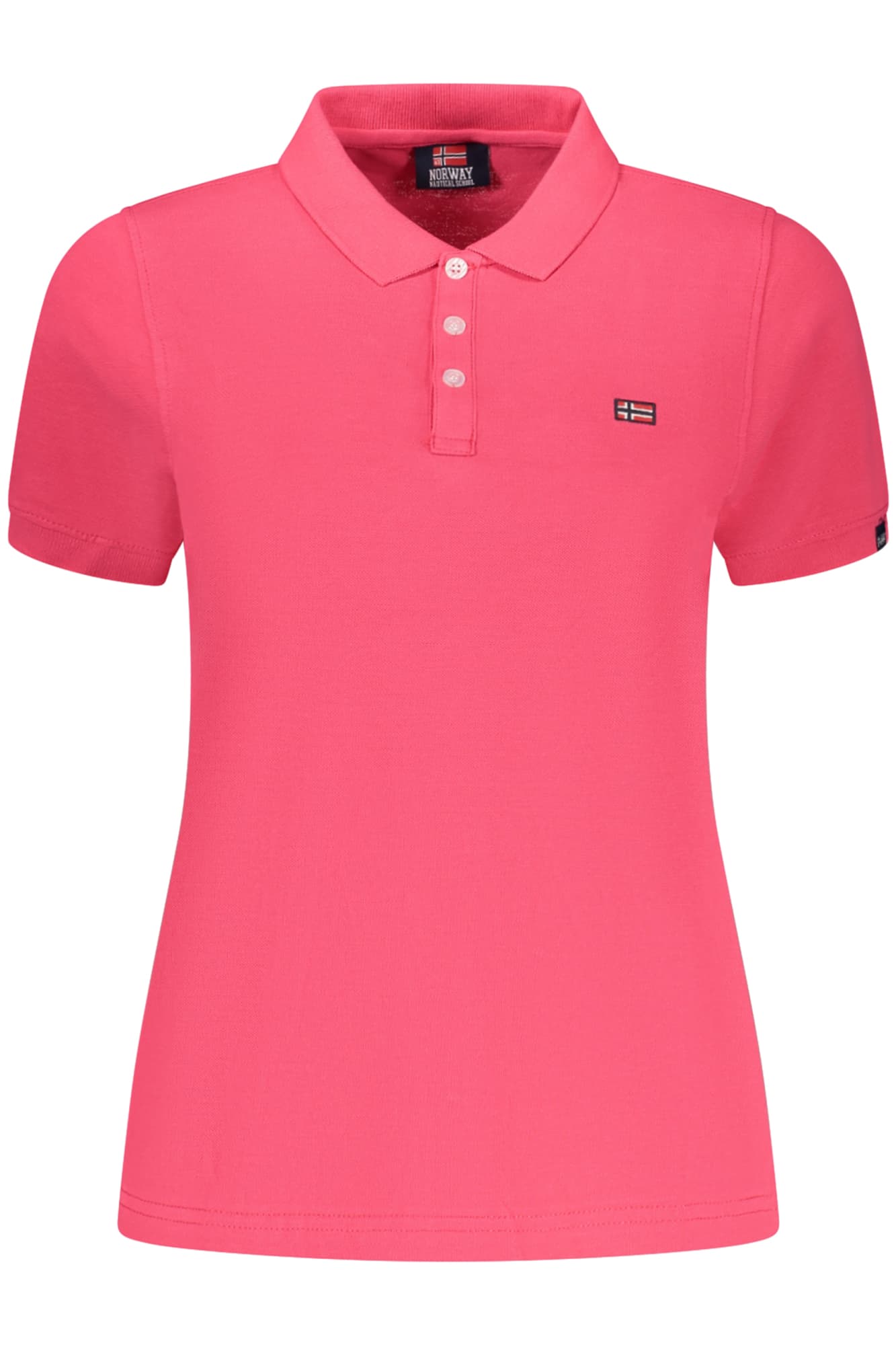 NORWAY 1963 POLO MANICHE CORTE DONNA ROSA