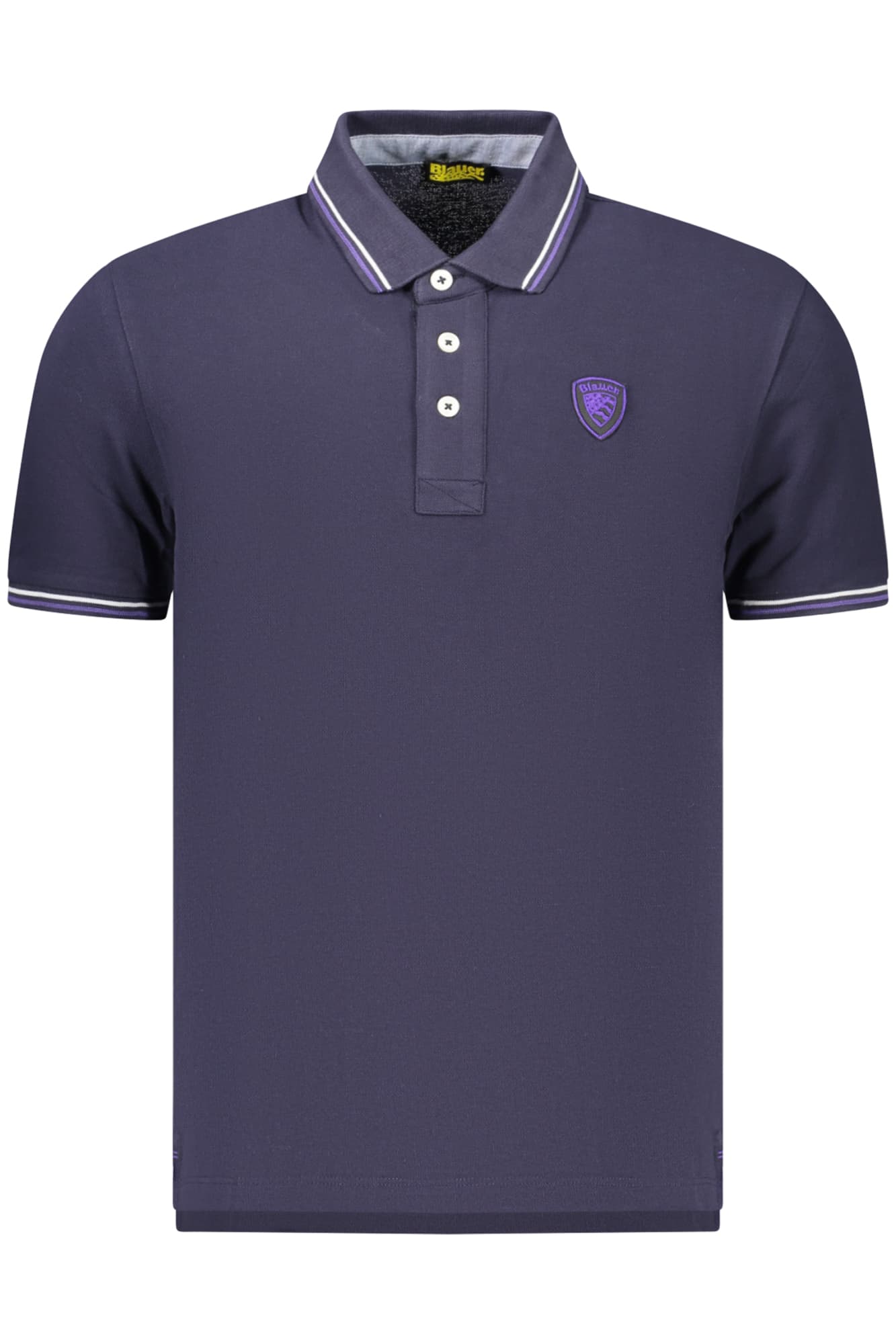 BLAUER APPAREL POLO MANICHE CORTE UOMO BLU