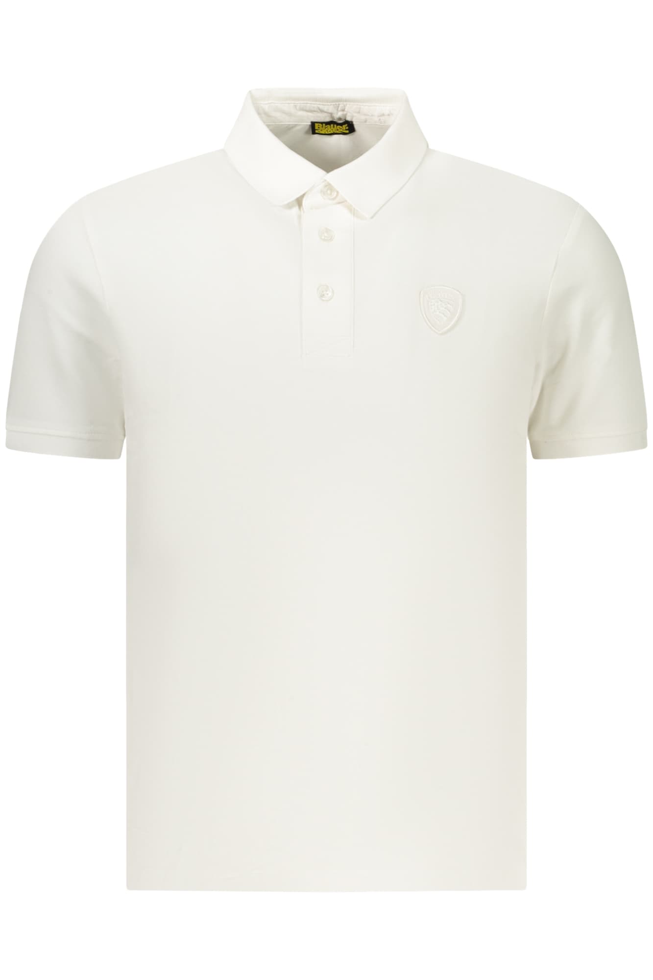 BLAUER APPAREL POLO MANICHE CORTE UOMO BIANCO