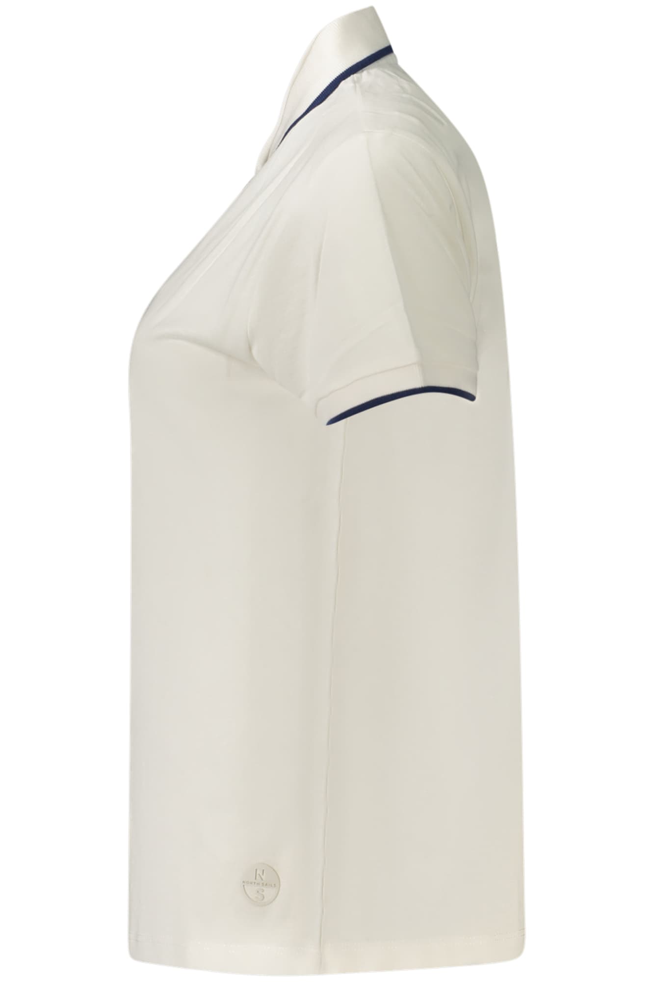 NORTH SAILS POLO MANICHE CORTE DONNA BIANCO - Miniatura 3