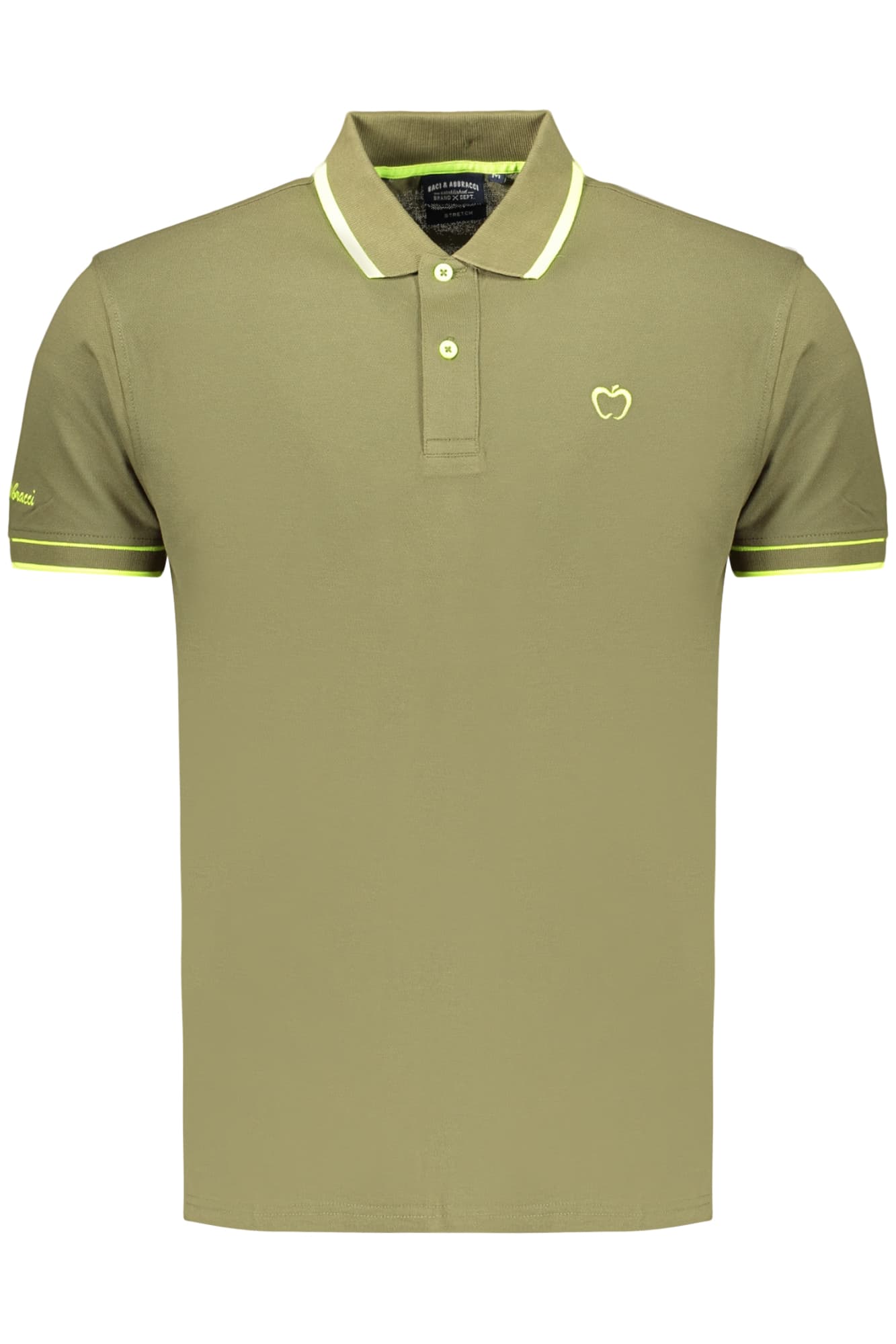 BACI&ABBRACCI POLO MANICHE CORTE UOMO VERDE