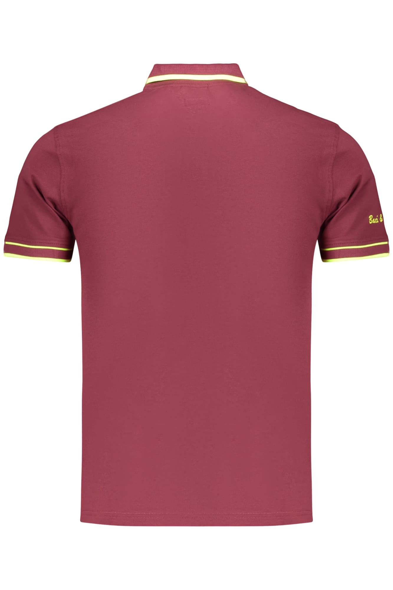 BACI&ABBRACCI POLO MANICHE CORTE UOMO ROSSO - Miniatura 2