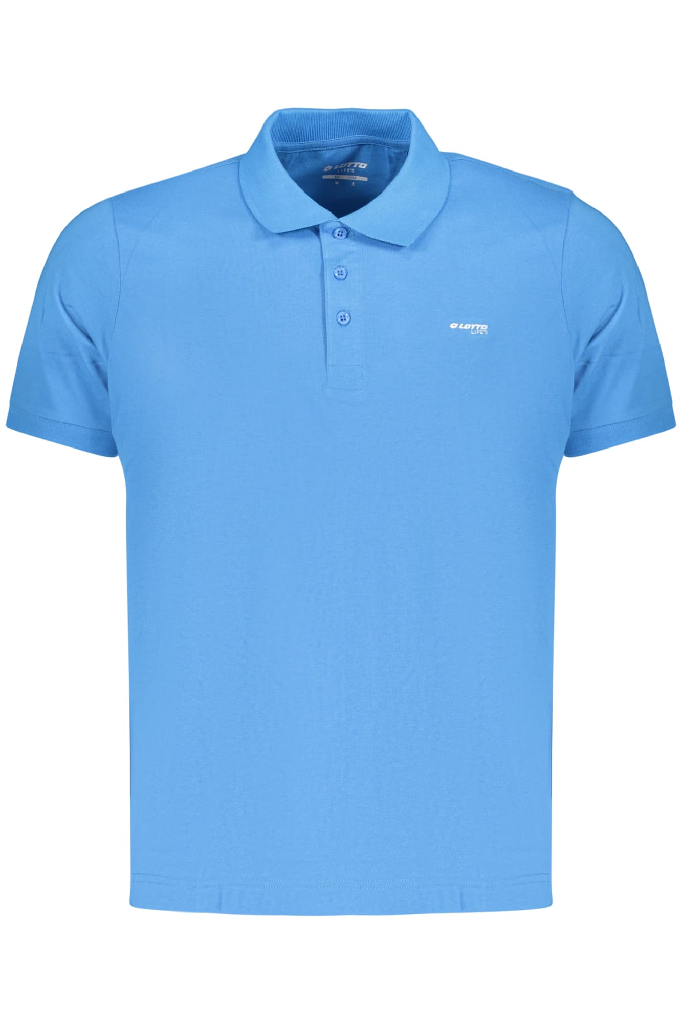 LOTTO POLO MANICHE CORTE UOMO AZZURRO