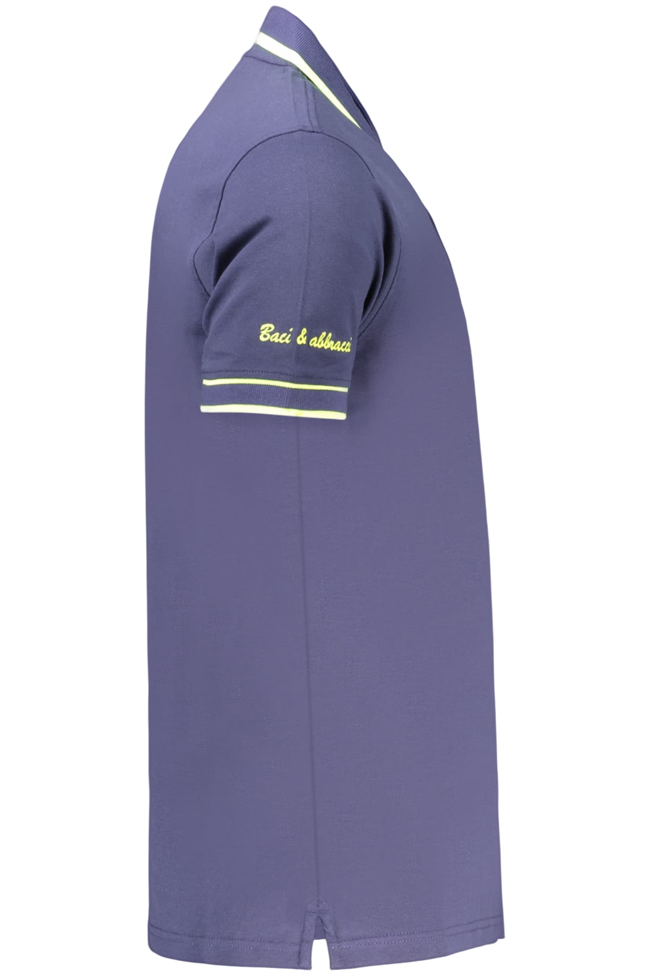 BACI&ABBRACCI POLO MANICHE CORTE UOMO BLU - Miniatura 3