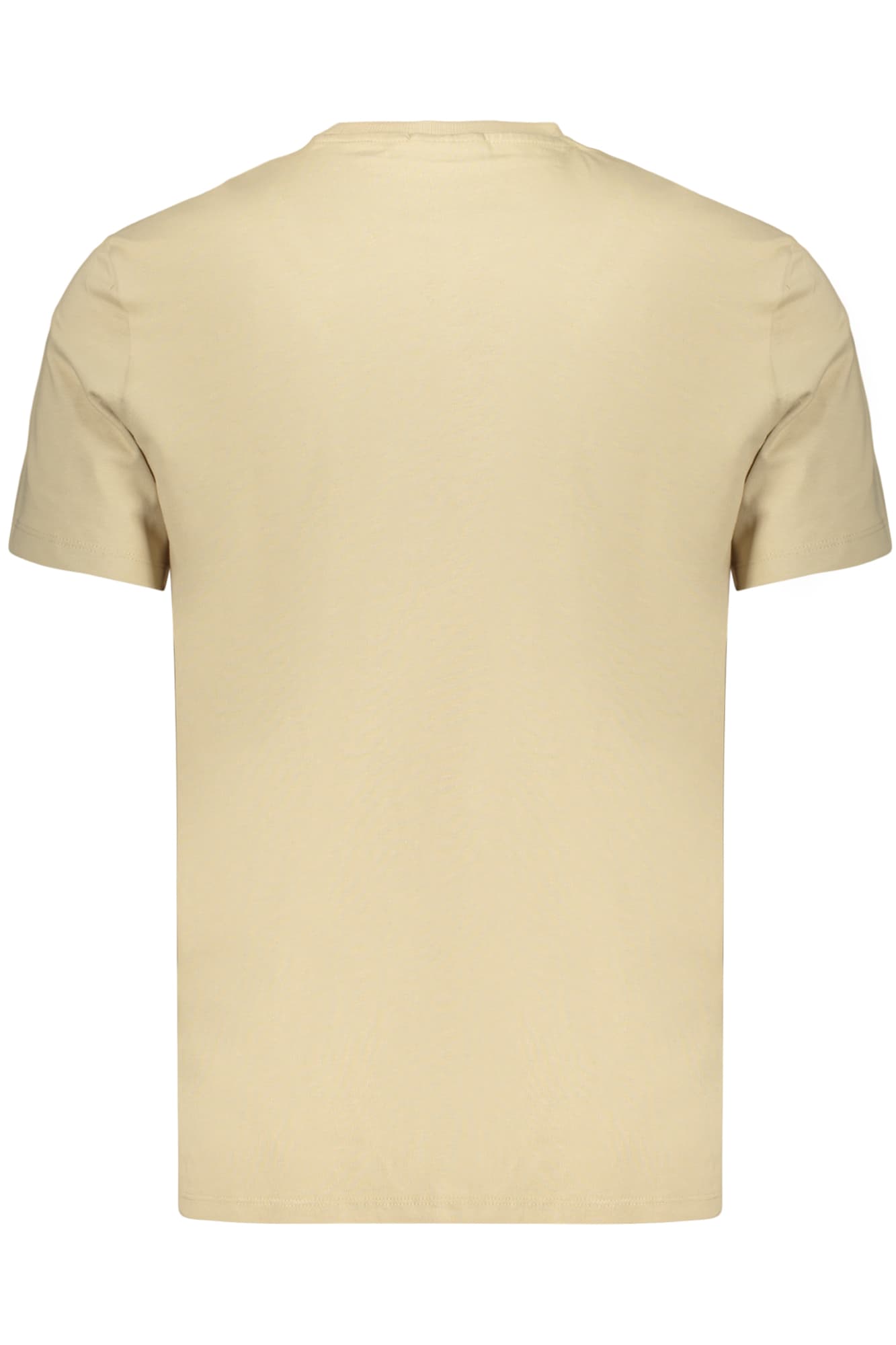 CALVIN KLEIN T-SHIRT MANICHE CORTE UOMO BEIGE - Miniatura 2