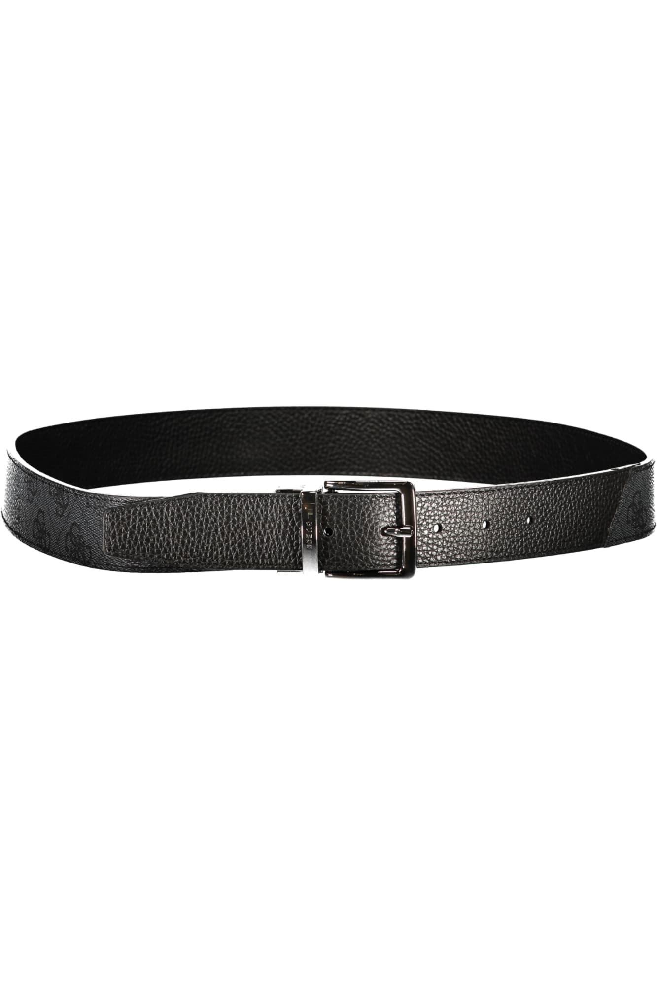 GUESS JEANS CINTURA IN PELLE UOMO GRIGIO - Miniatura 2