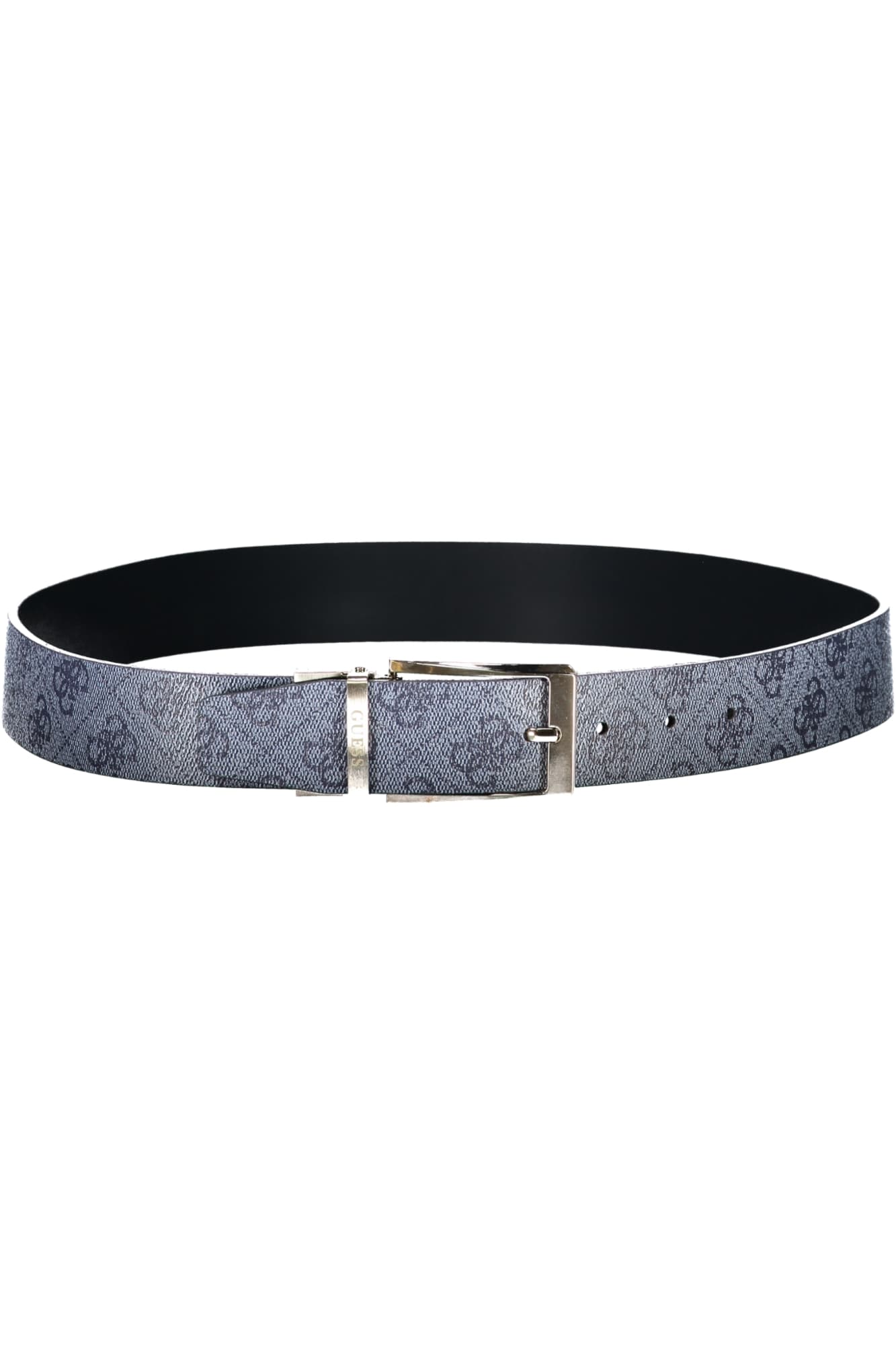 GUESS JEANS CINTURA IN PELLE UOMO BLU - Miniatura 2