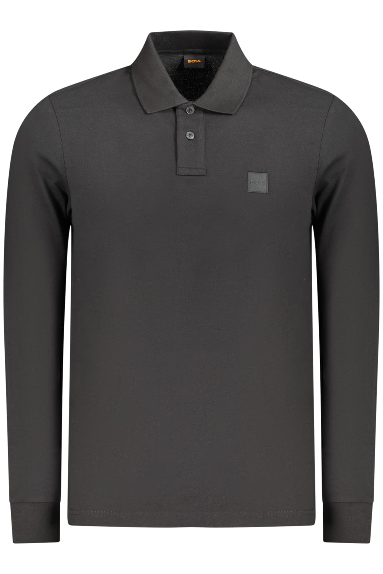 BOSS POLO MANICHE LUNGHE UOMO NERO