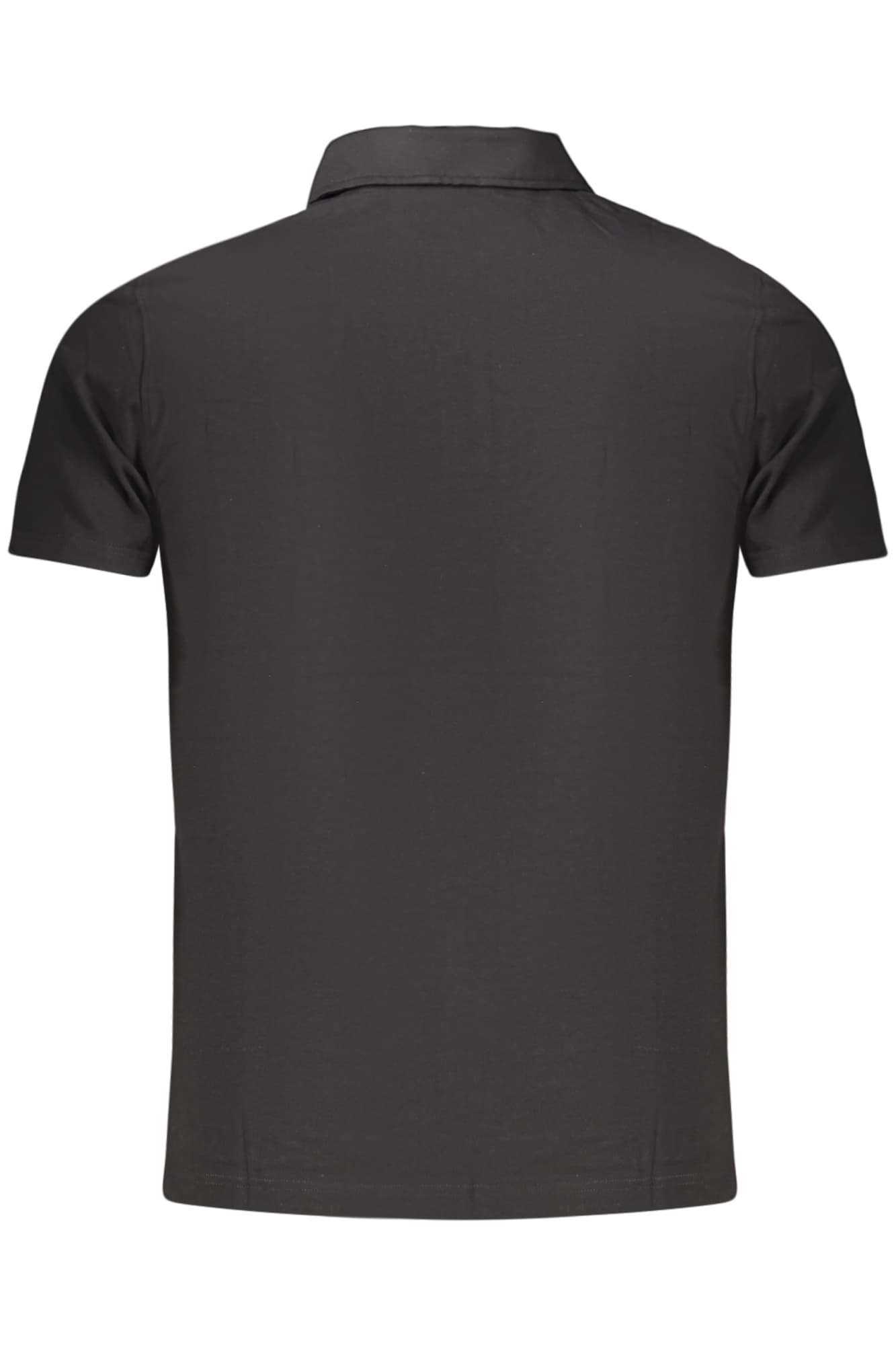 GUESS JEANS POLO MANICHE CORTE UOMO NERO - Miniatura 2