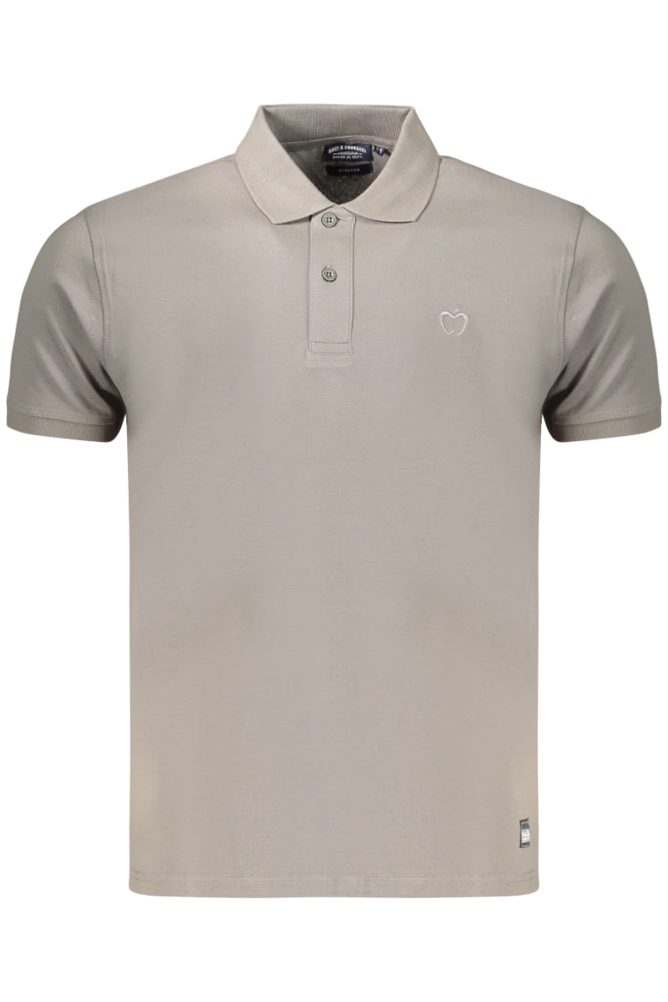 BACI&ABBRACCI POLO MANICHE CORTE UOMO GRIGIO