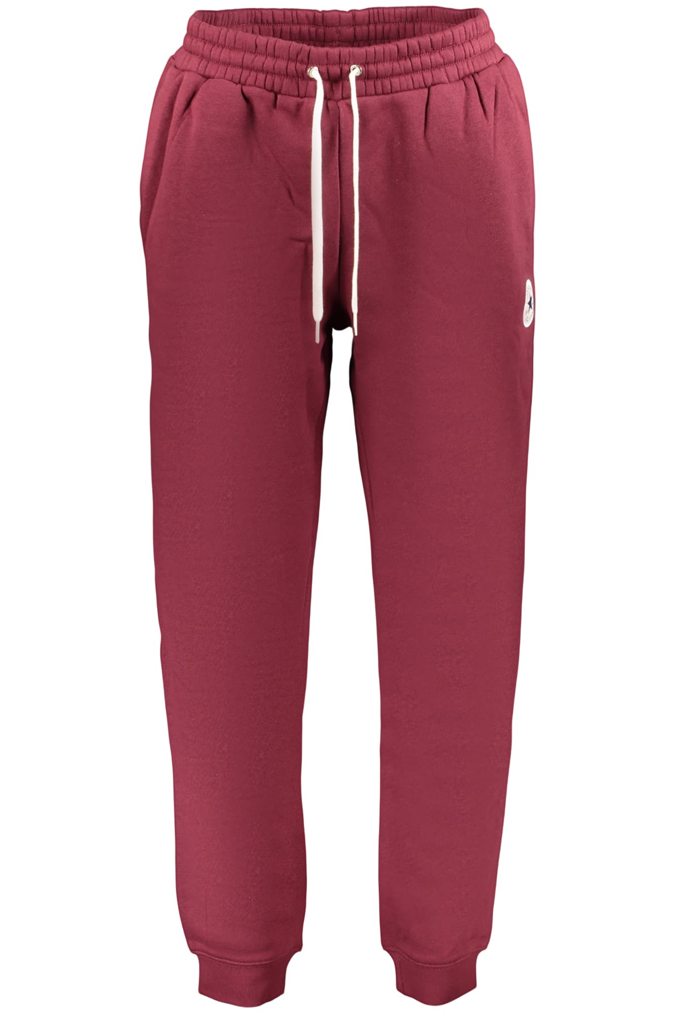 CONVERSE PANTALONE TUTA LUNGO UOMO ROSSO