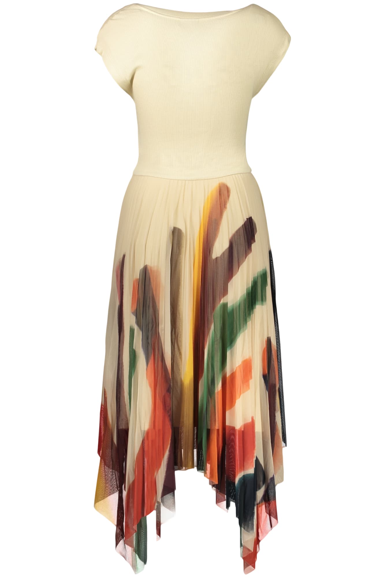 DESIGUAL ABITO LUNGO DONNA BEIGE - Miniatura 2