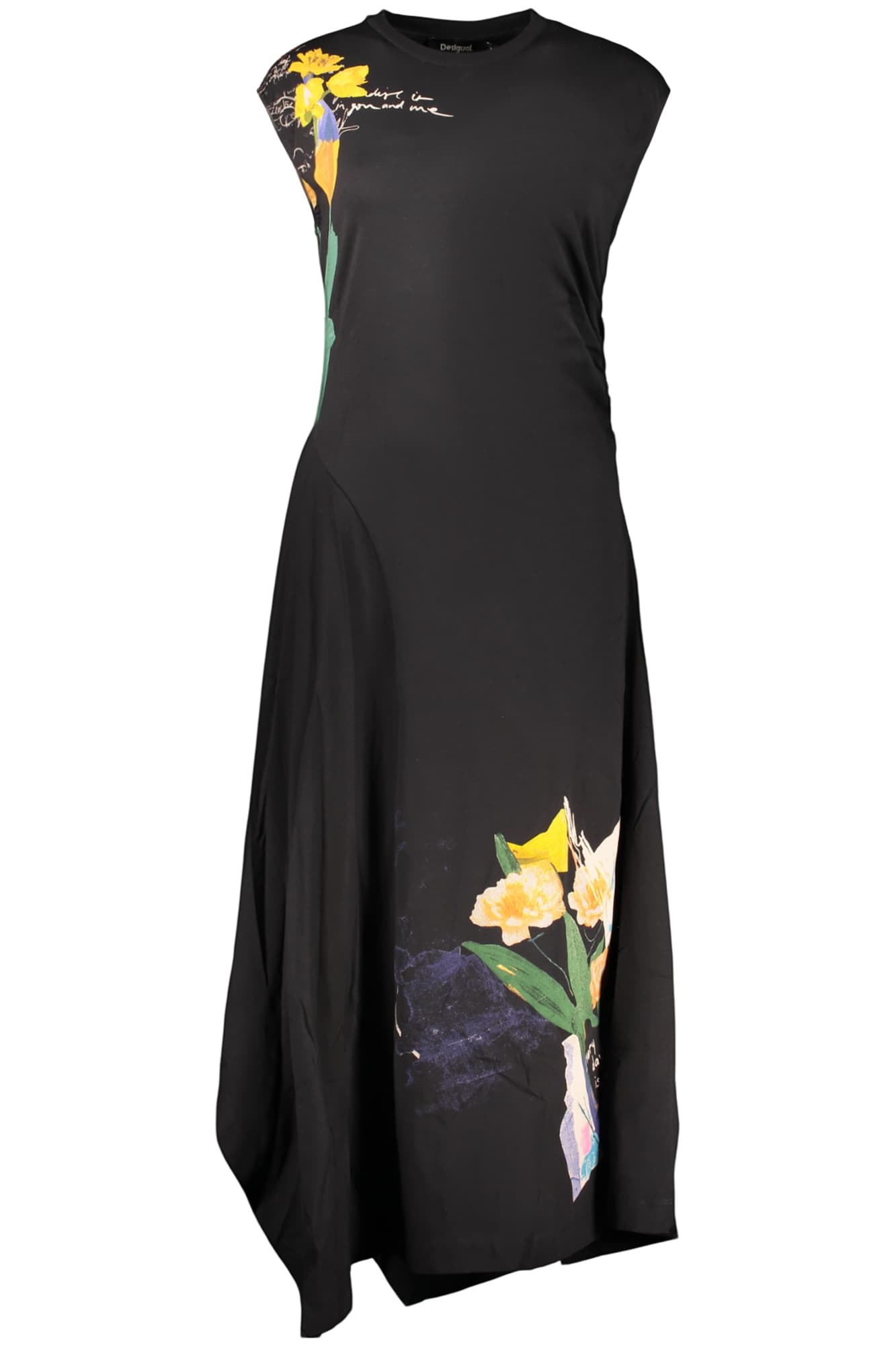 DESIGUAL ABITO LUNGO DONNA NERO