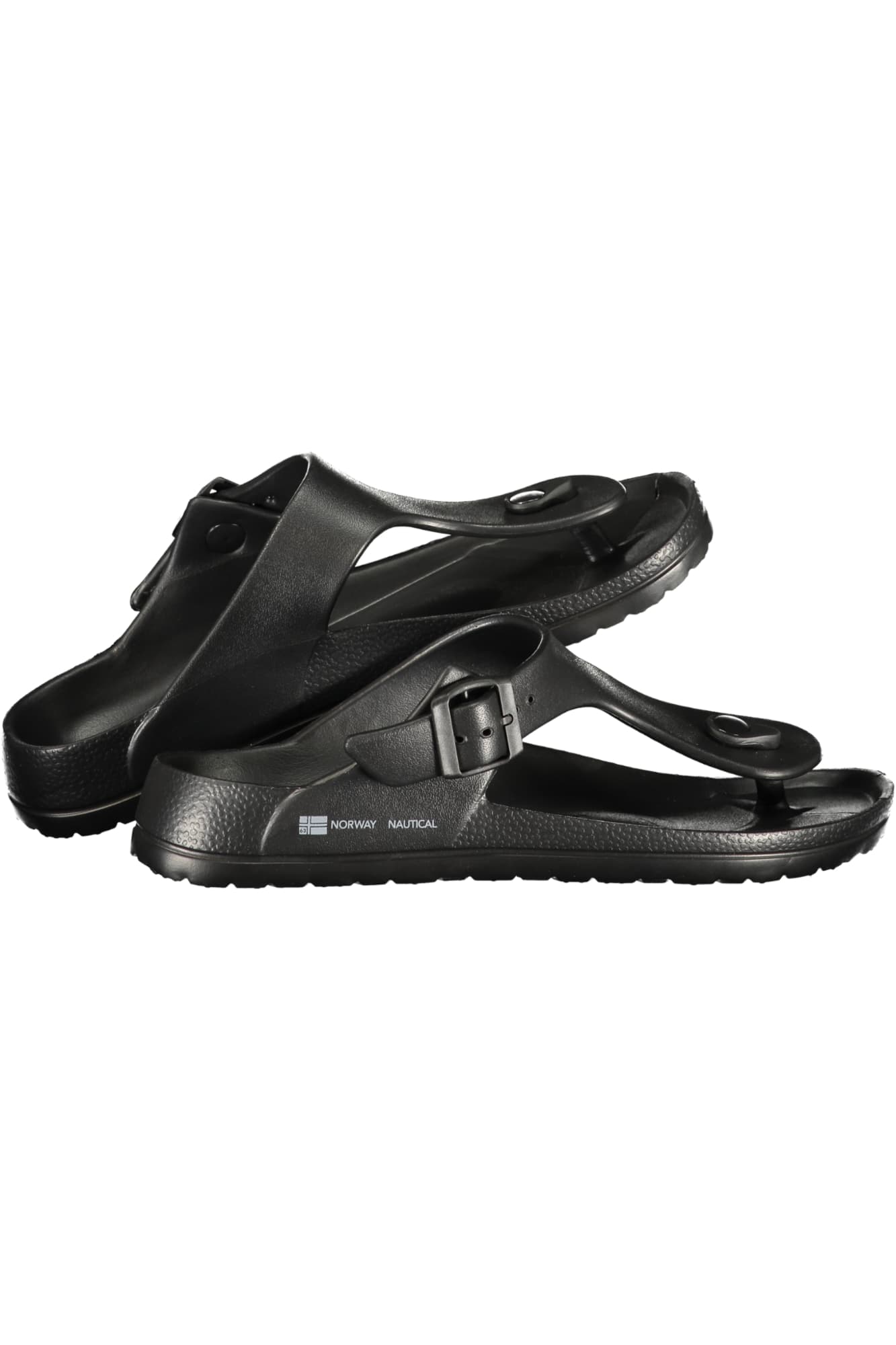NORWAY 1963 CALZATURA CIABATTA UOMO NERO