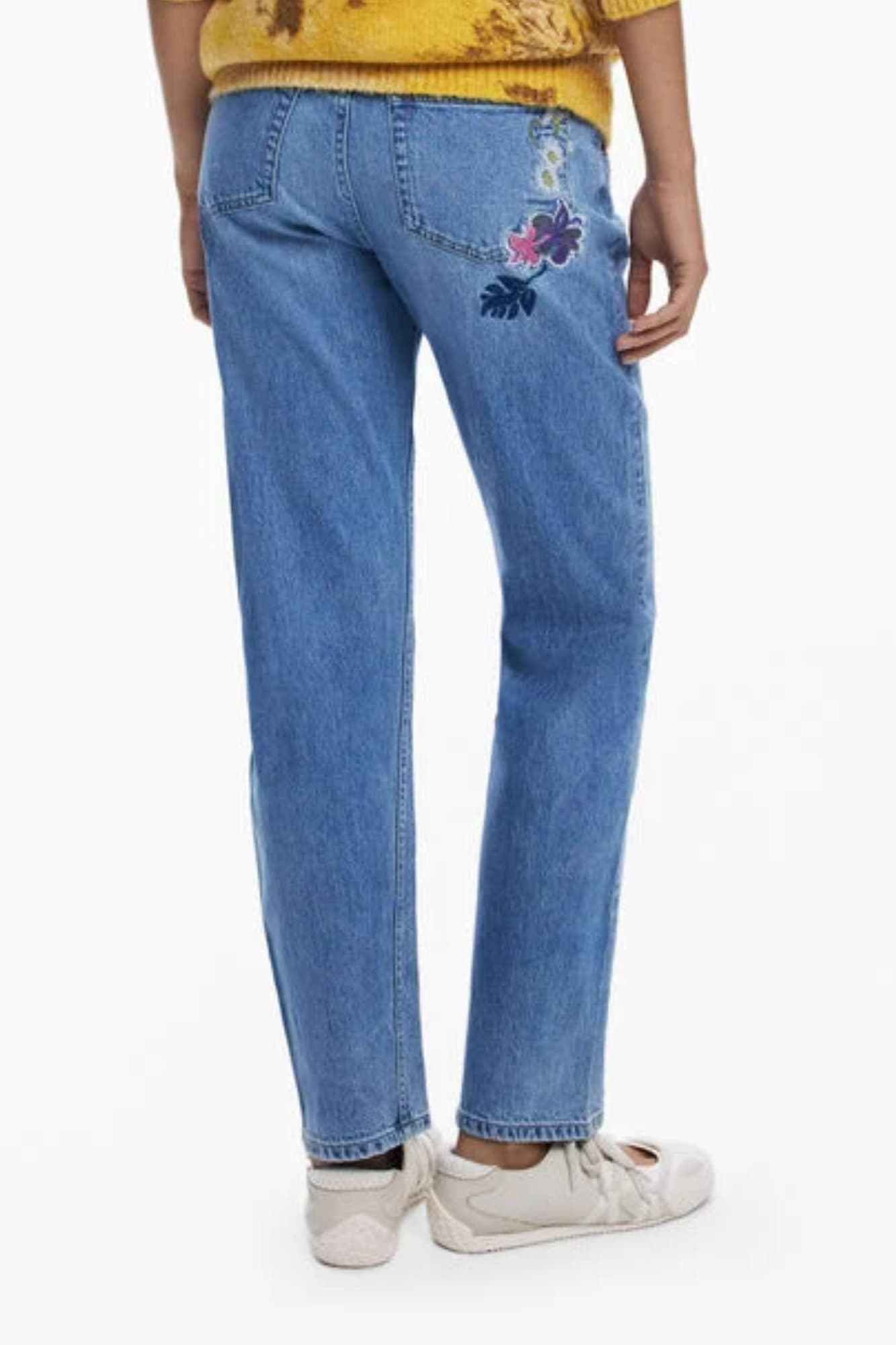 DESIGUAL JEANS DENIM DONNA AZZURRO - Miniatura 2