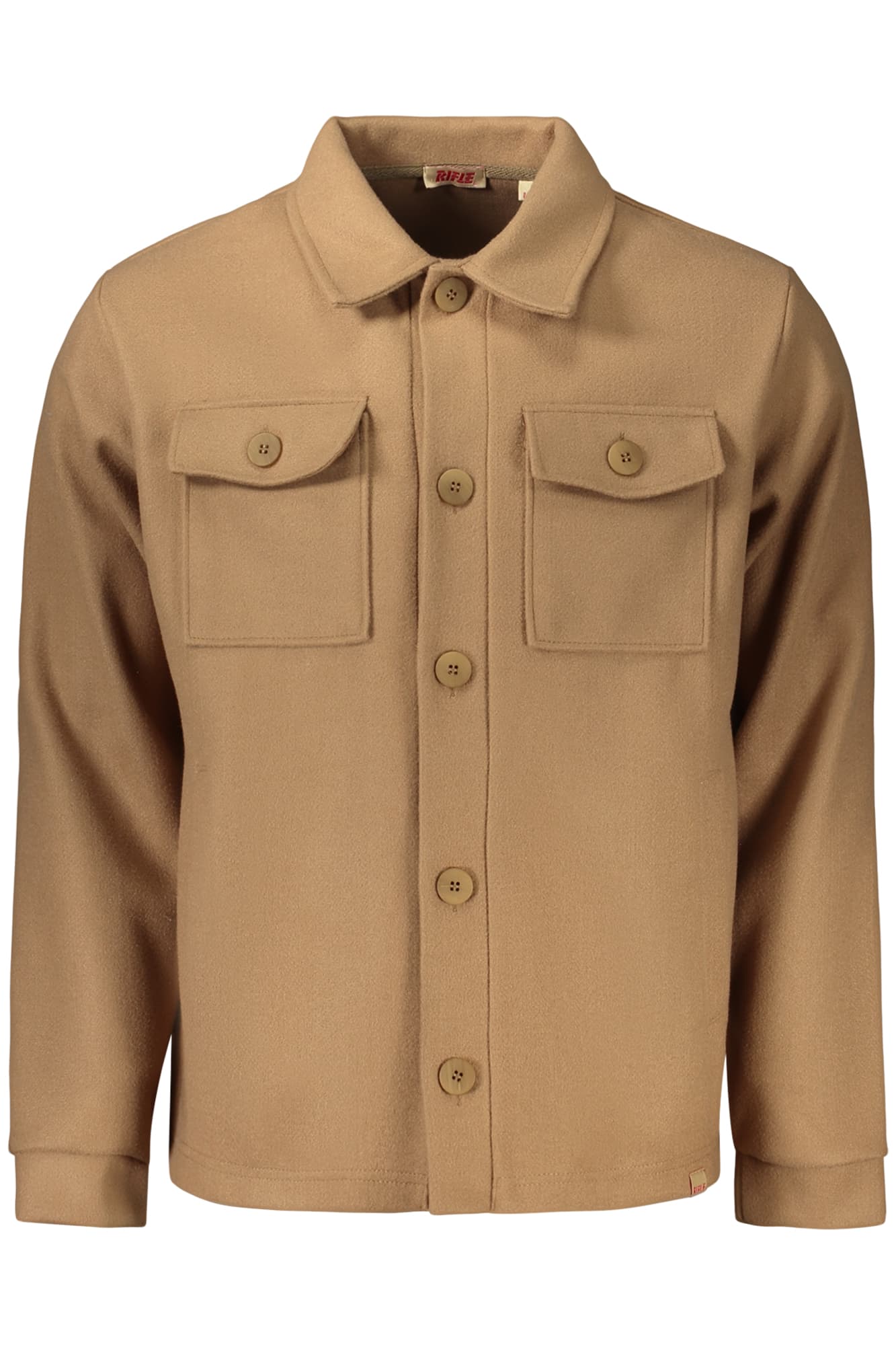 RIFLE CAMICIA MANICHE LUNGHE UOMO MARRONE