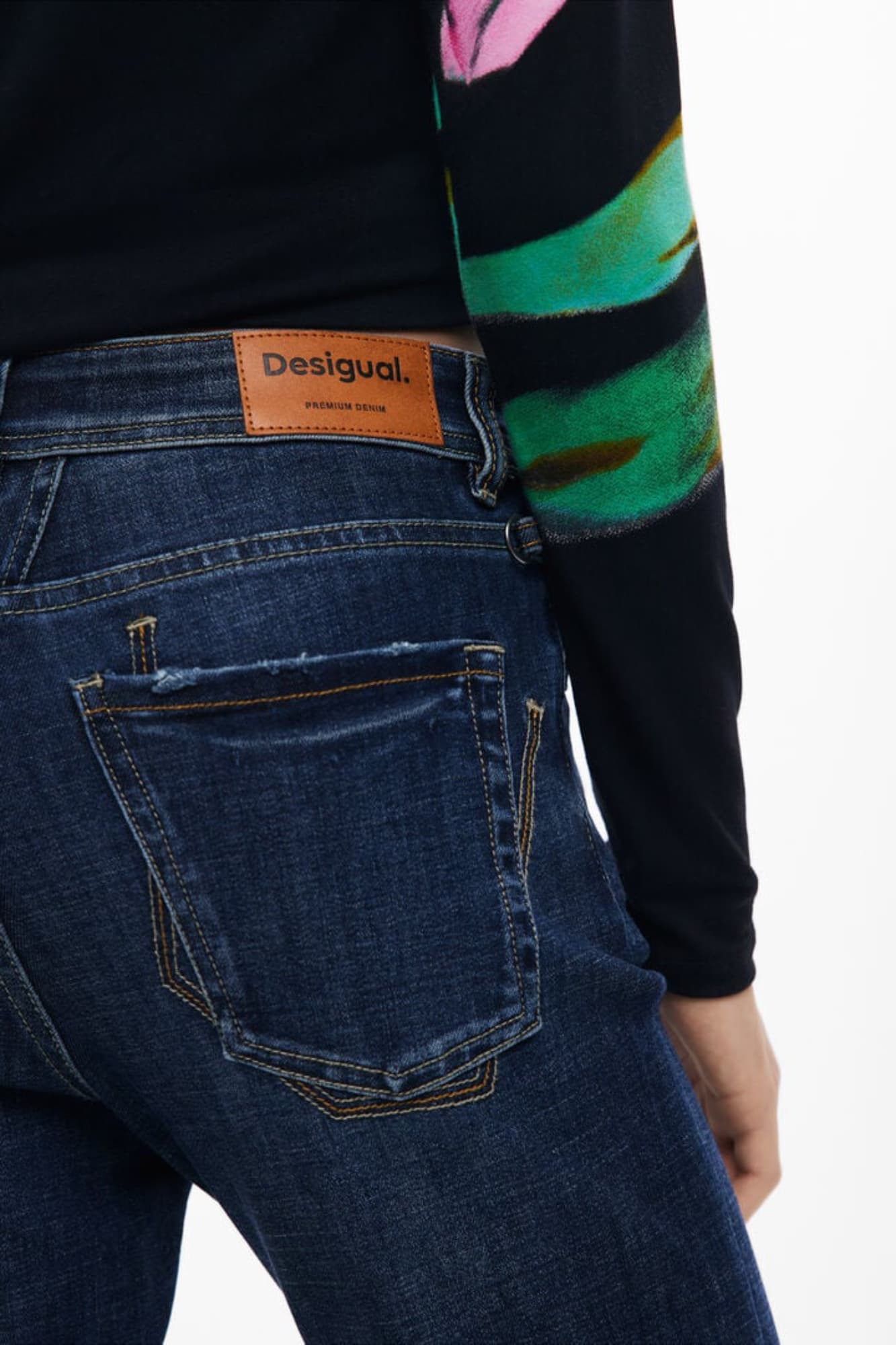 DESIGUAL JEANS DENIM DONNA BLU - Miniatura 3
