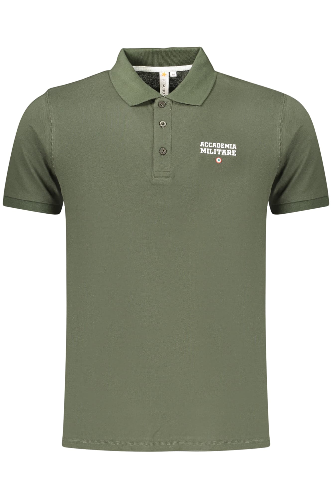 ACCADEMIA MILITARE POLO MANICHE CORTE UOMO VERDE