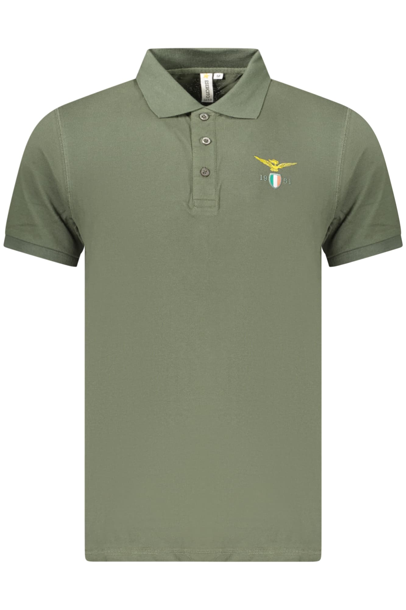 ACCADEMIA MILITARE POLO MANICHE CORTE UOMO VERDE